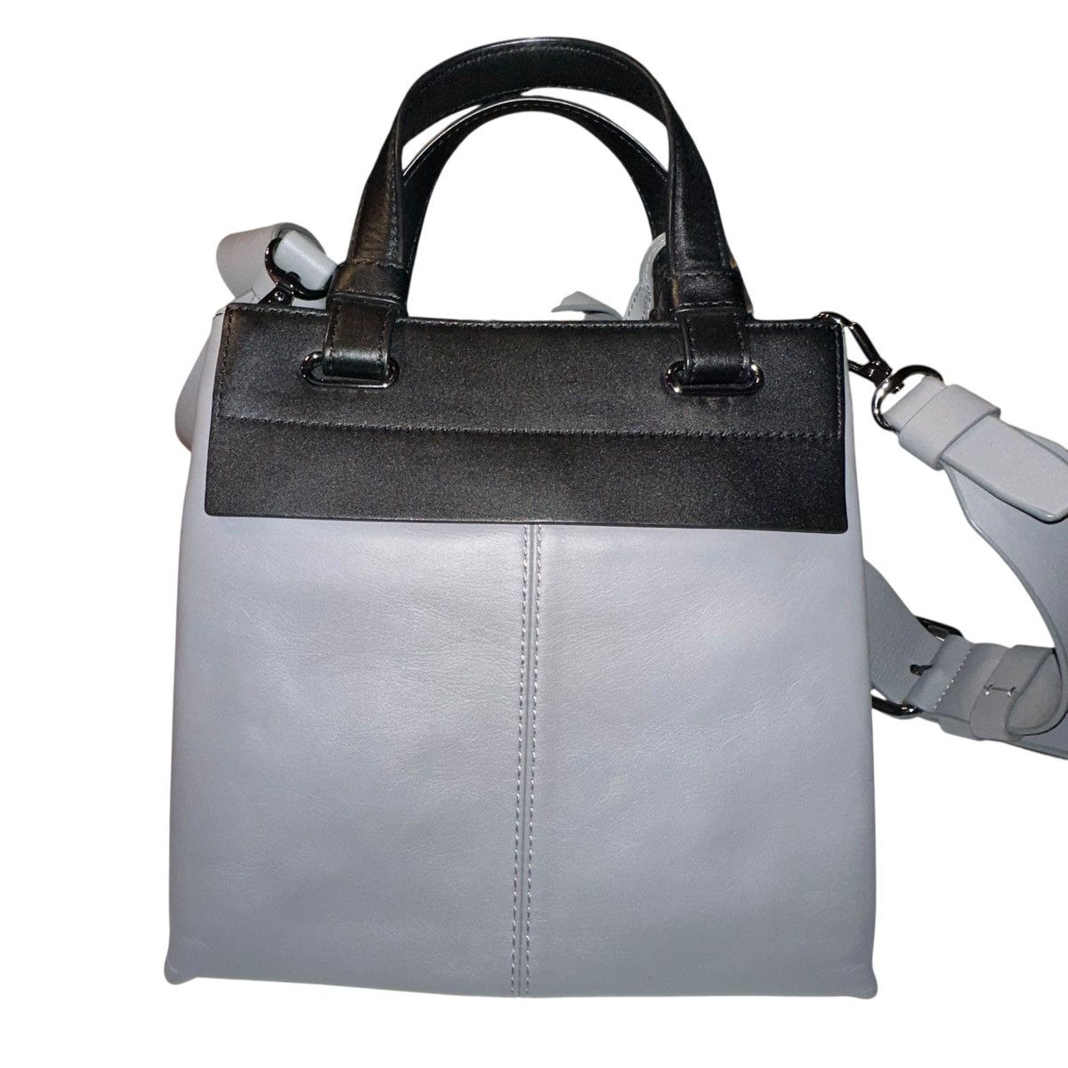 DKNY DKNY gray and black leather crossbody bag Size ONE SIZE - 3 Thumbnail