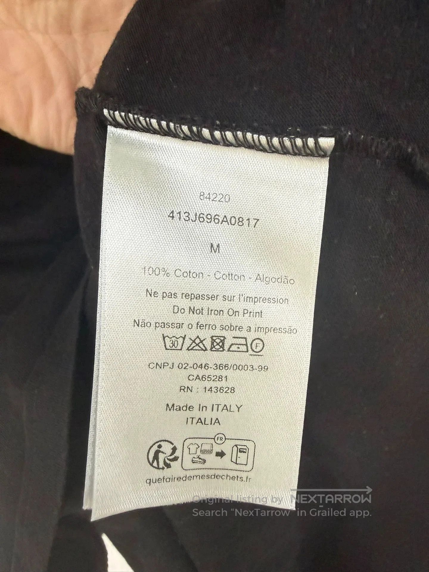 Dior dior rainbow logo print short sleeve shirt. Size US M / EU 48-50 / 2 - 3 Thumbnail