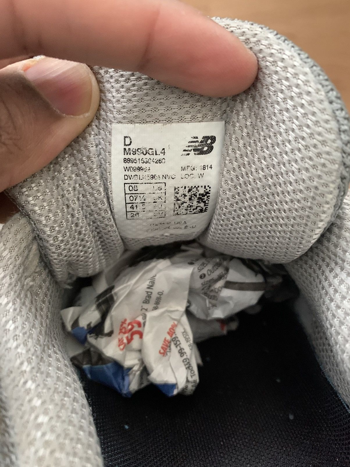 New Balance 💨 New Balance 990v4 Made in USA Grey (Sz 8) Size US 8 / EU 41 - 7 Thumbnail
