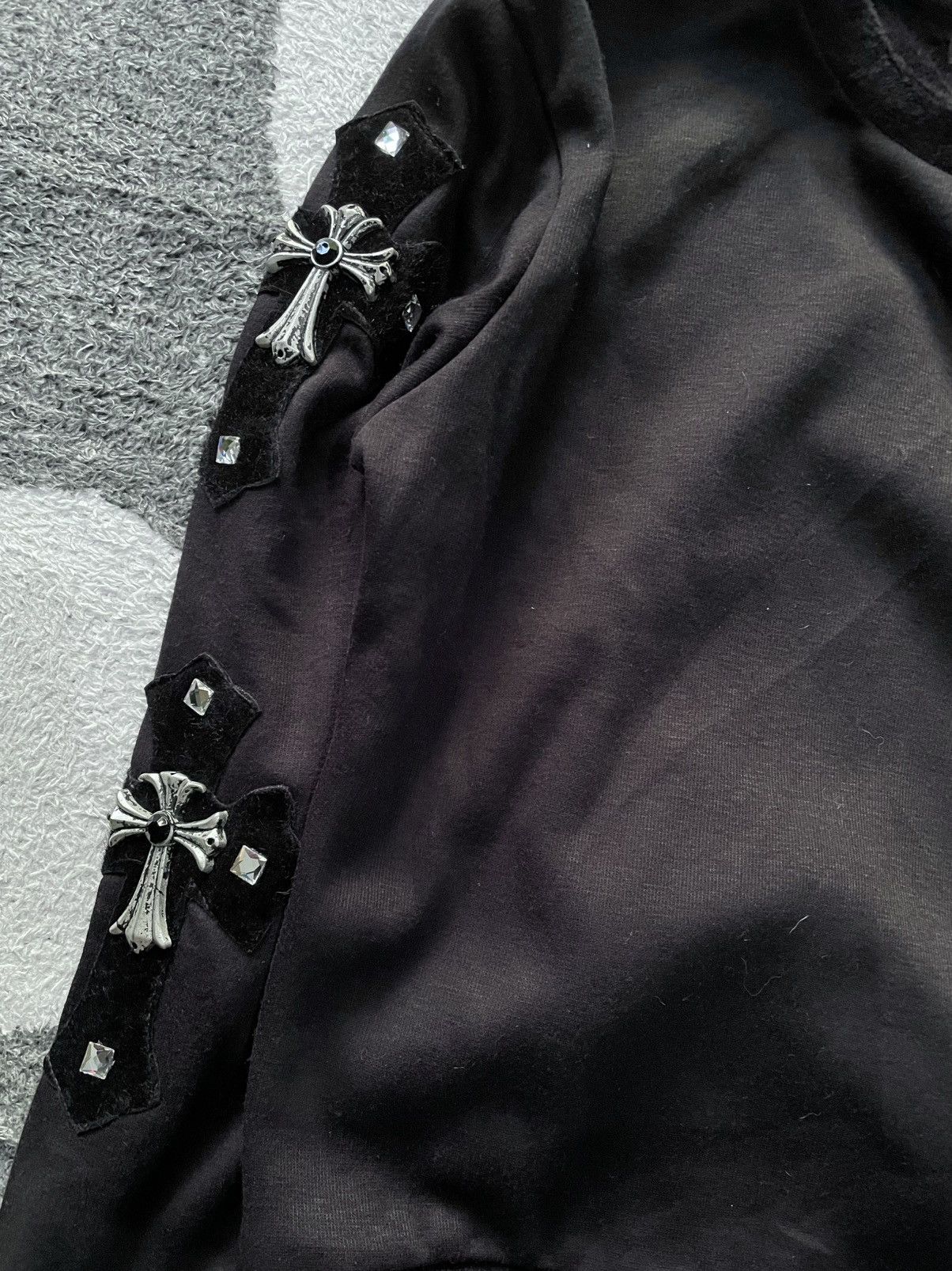 20471120 IRON CROSS SWEATSHIRT FUR MATERIAL Size US M / EU 48-50 / 2 - 5 Thumbnail