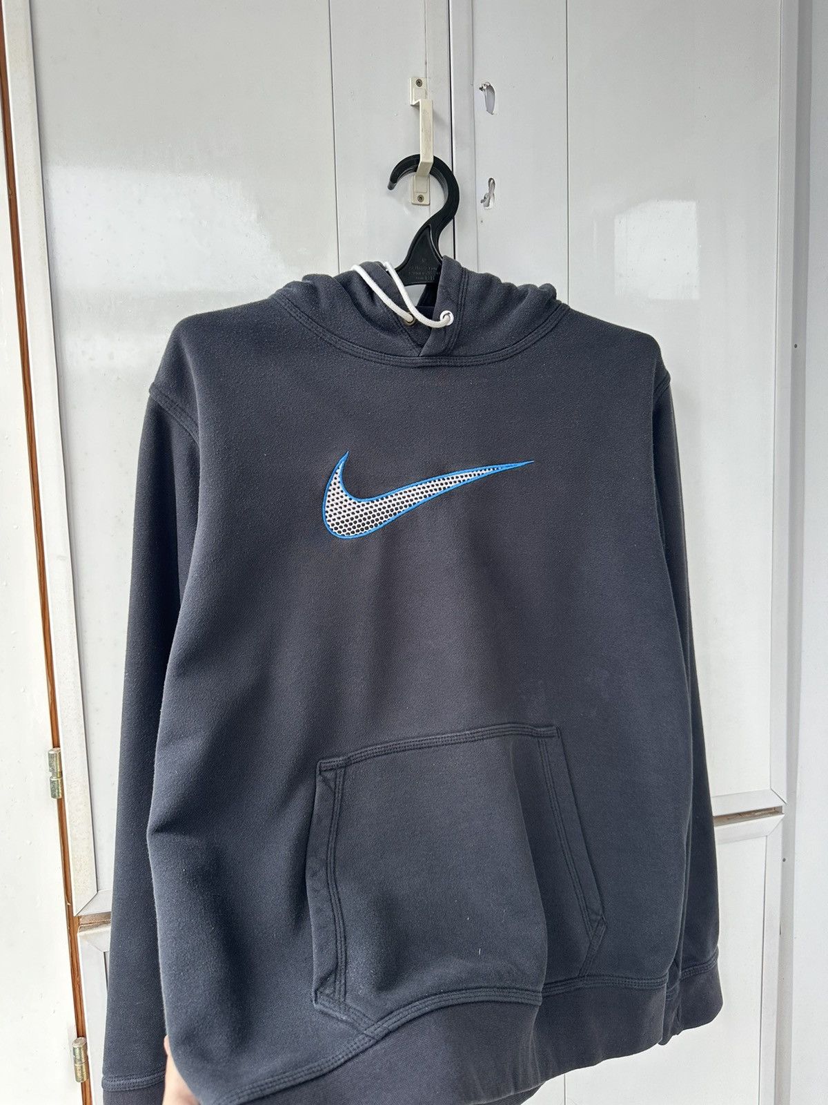 Nike Vintage Nike Hoodie Big Swoosh Logo Size US L / EU 52-54 / 3 - 7 Thumbnail