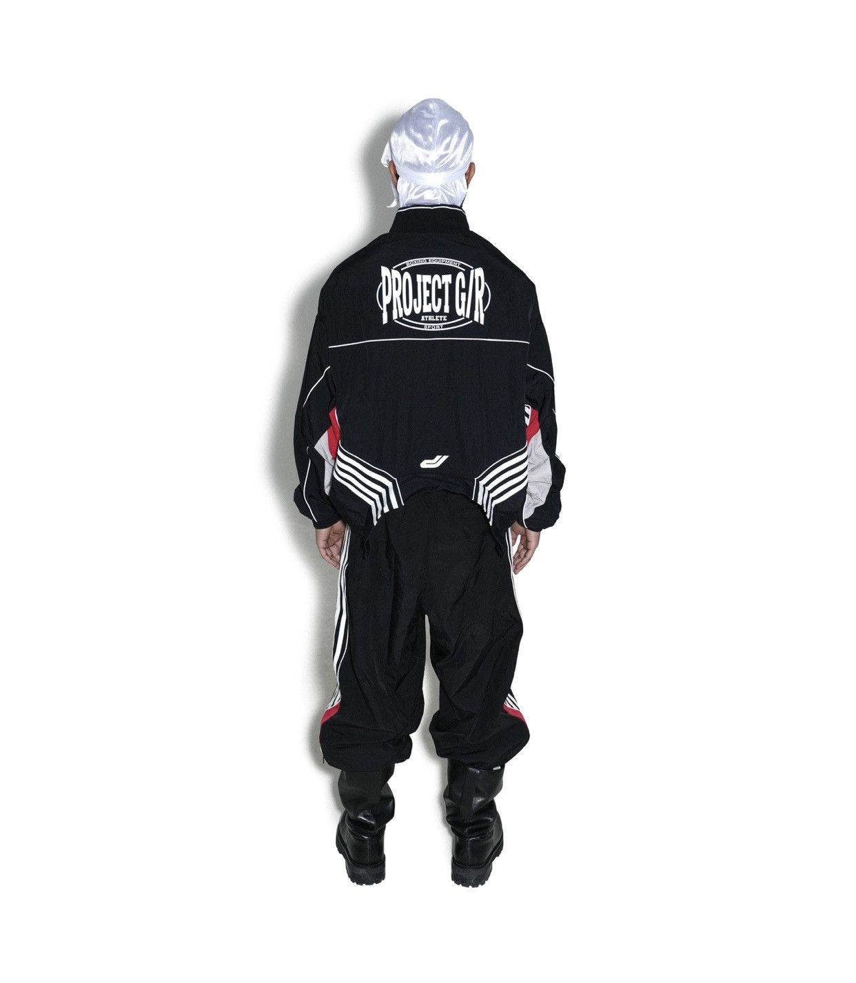 PROJECT GR UPSIDE DOWN TRACK JACKET - BLACK