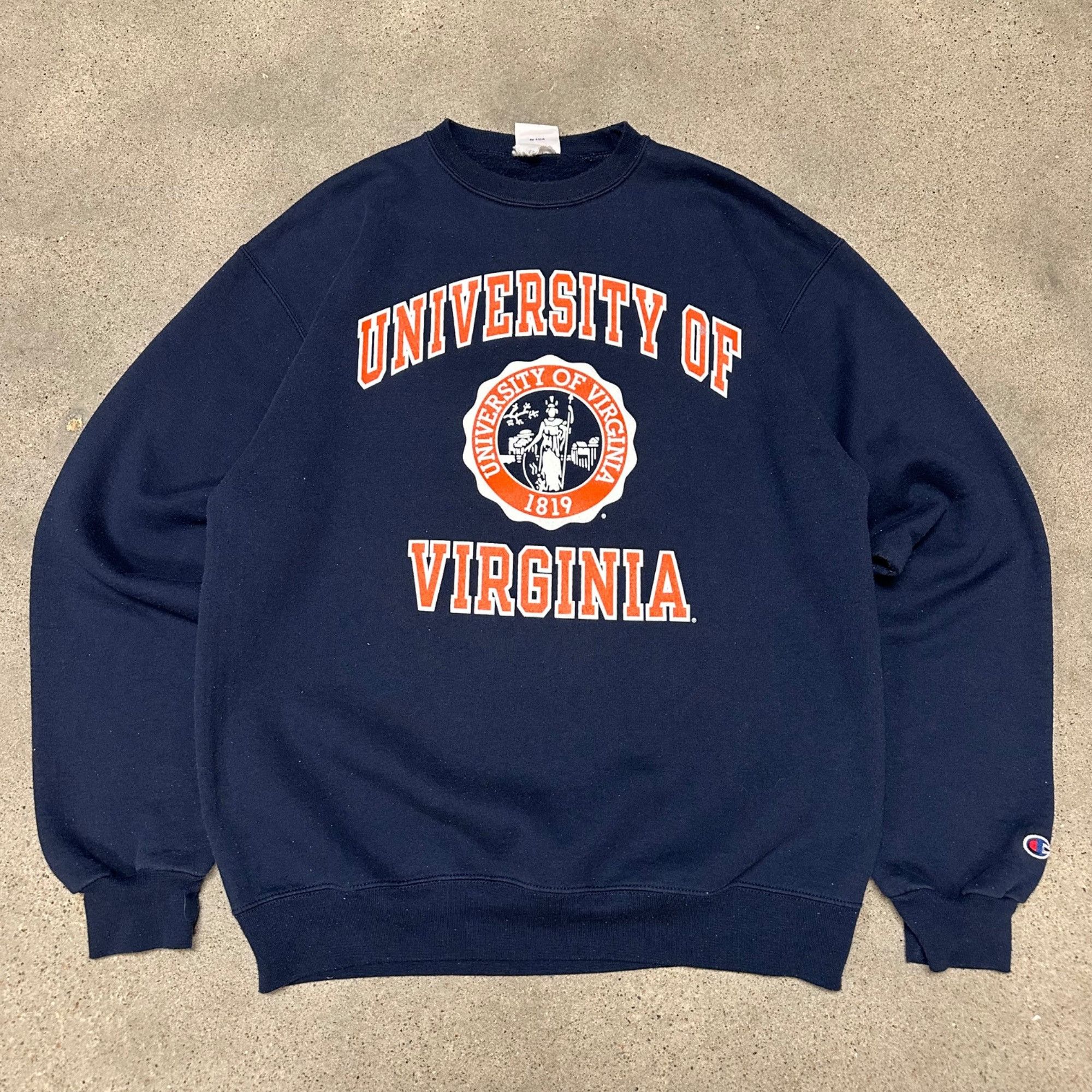Champion × Vintage Vintage Champion University Of Virginia Sweatshirt Size US L / EU 52-54 / 3 - 1 Thumbnail