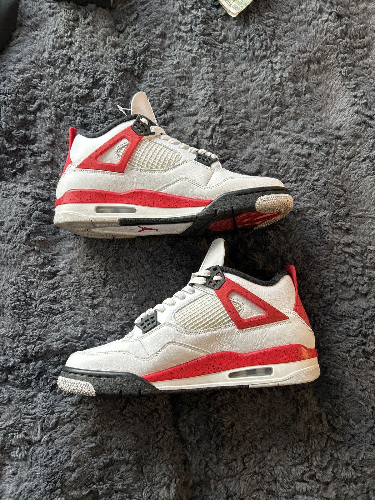 Jordan Brand Air Jordan 4 Retro OG 'Fire Red Size US 10.5 / EU 43-44 - 2 Thumbnail