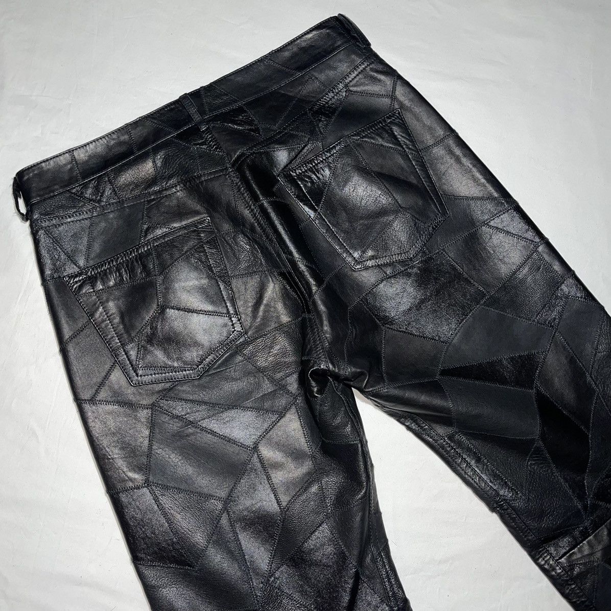 Balenciaga Balenciaga fall18 patchwork leather pants Size US 30 / EU 46 - 4 Thumbnail