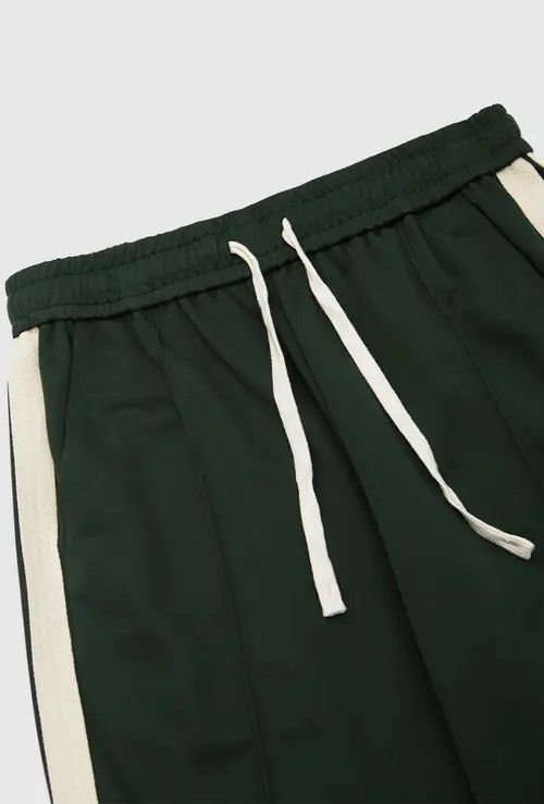 Japanese Brand Hosokawa x Eno Vintage Green Striped Track Pants Size US 27 - 7 Thumbnail
