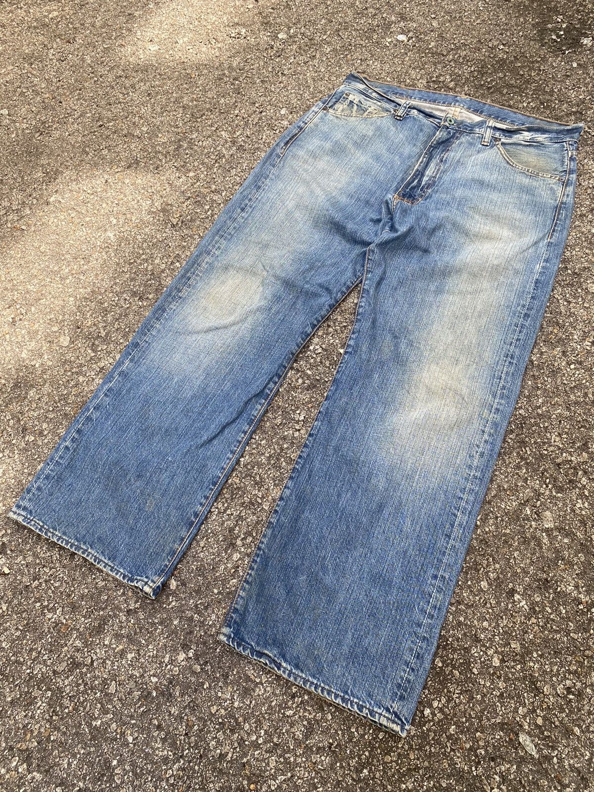 Polo Ralph Lauren Polo Ralph Lauren Denim Baggy Loose Fit Jeans Size US 37 - 1 Thumbnail