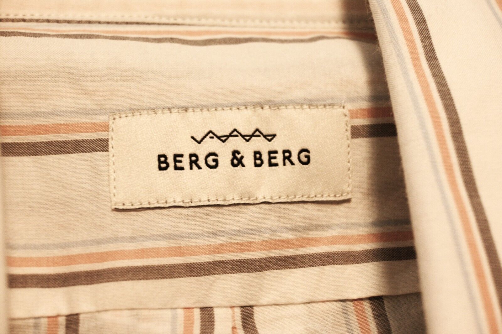 Berg & Berg Ferdinand Button Down Shirt - Triple Stripe Size US M / EU 48-50 / 2 - 4 Thumbnail