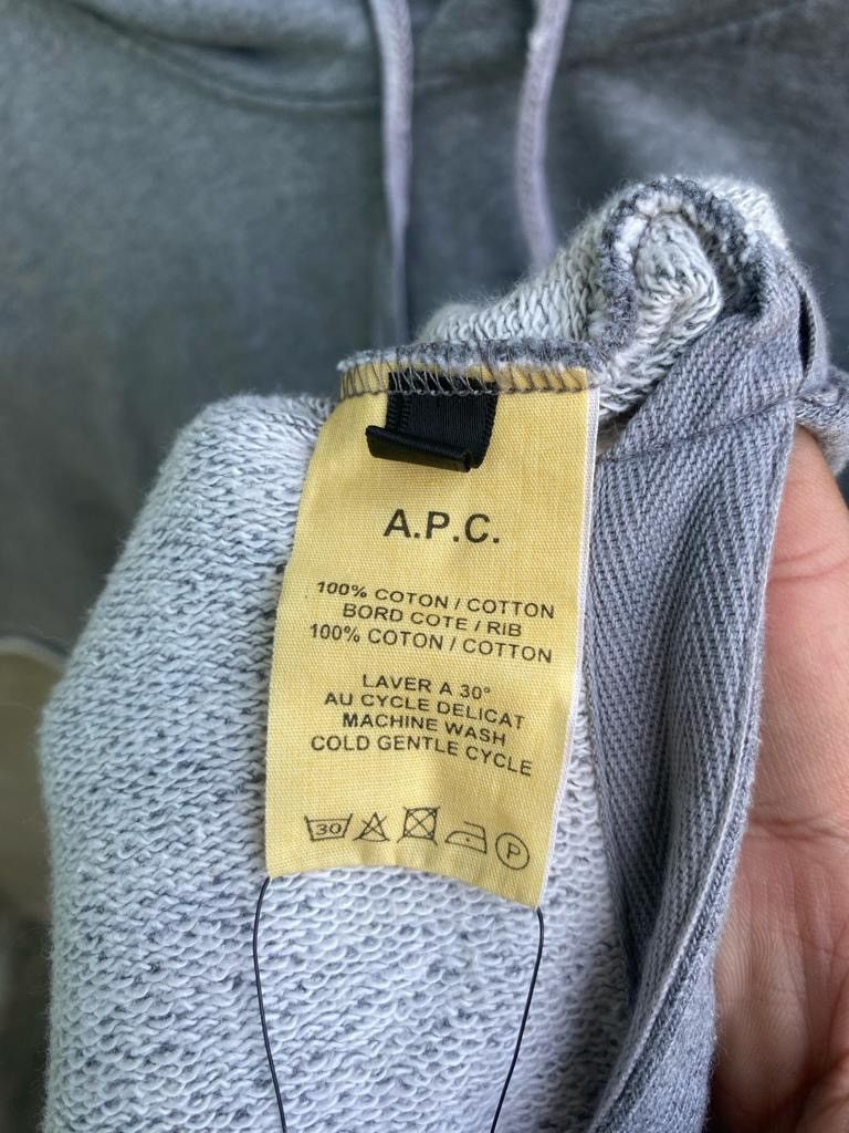 A.P.C. × Kanye West 2014 Grey Hooded Shirt Size US XS / EU 42 / 0 - 11 Thumbnail