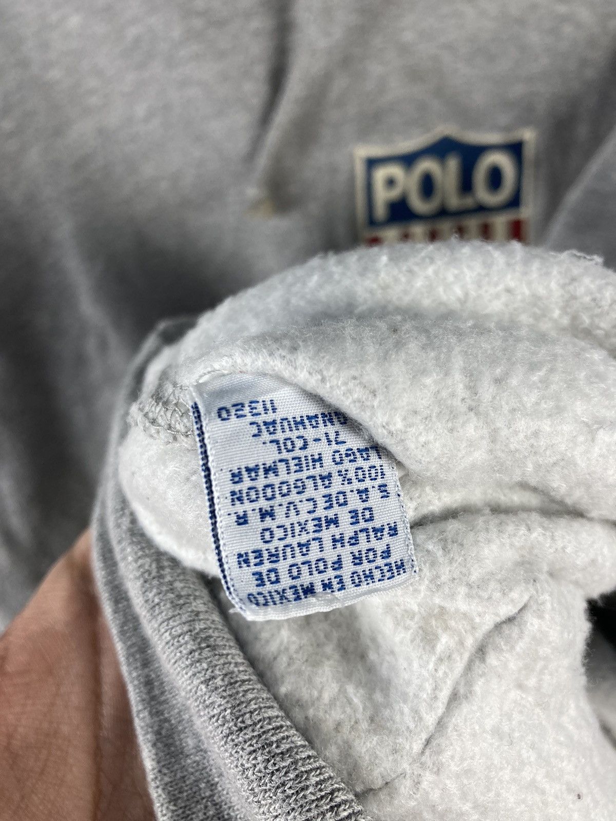 K-Swiss × Polo Ralph Lauren × Vintage Vintage 90s Polo Ralph Lauren Polo K-Swiss Hoodie Jumper Size L / US 10 / IT 46 - 6 Thumbnail