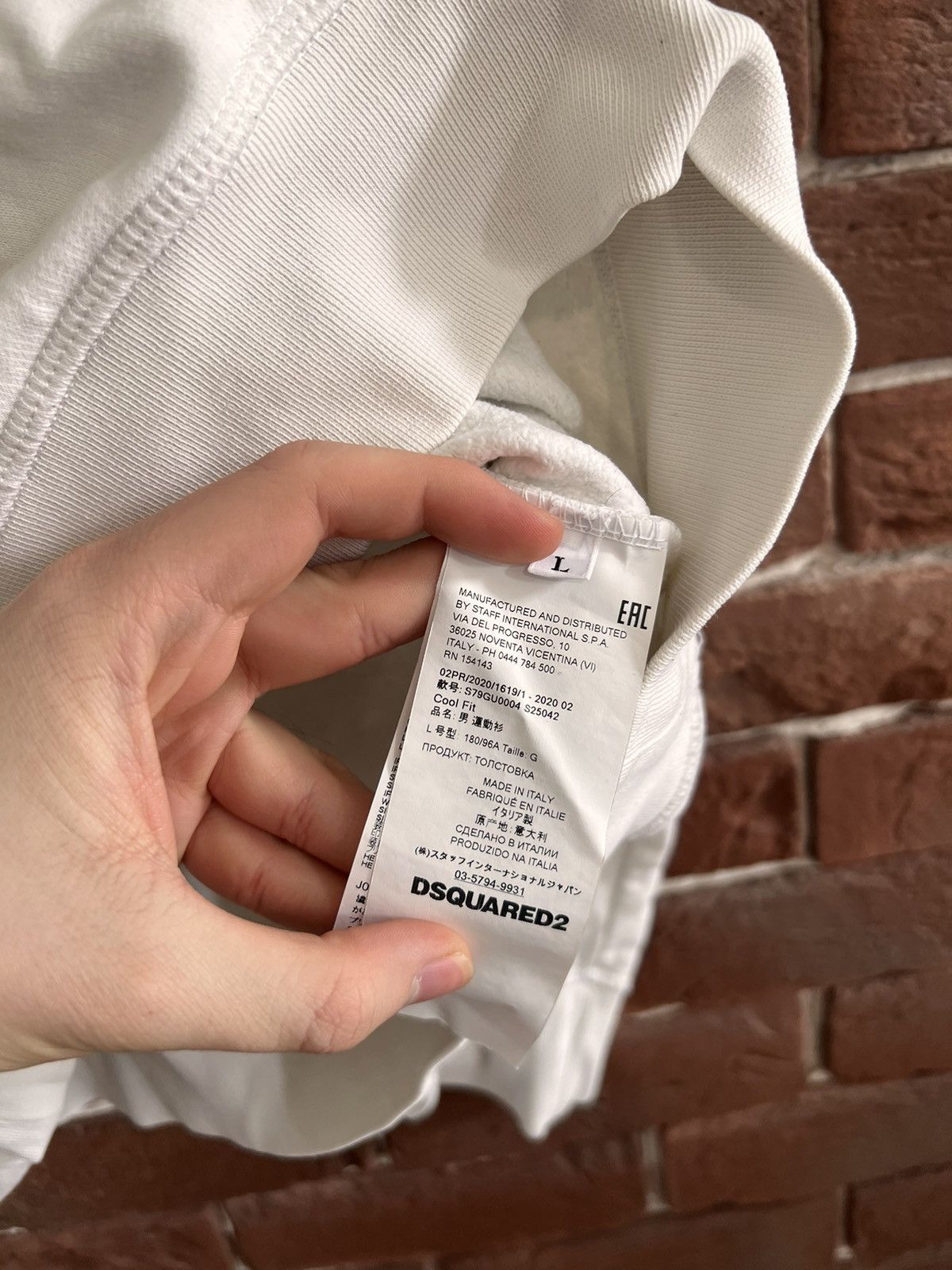 Dsquared2 Disquared2 Icon Logo Crewneck L Designer Hype White Size US L / EU 52-54 / 3 - 8 Thumbnail