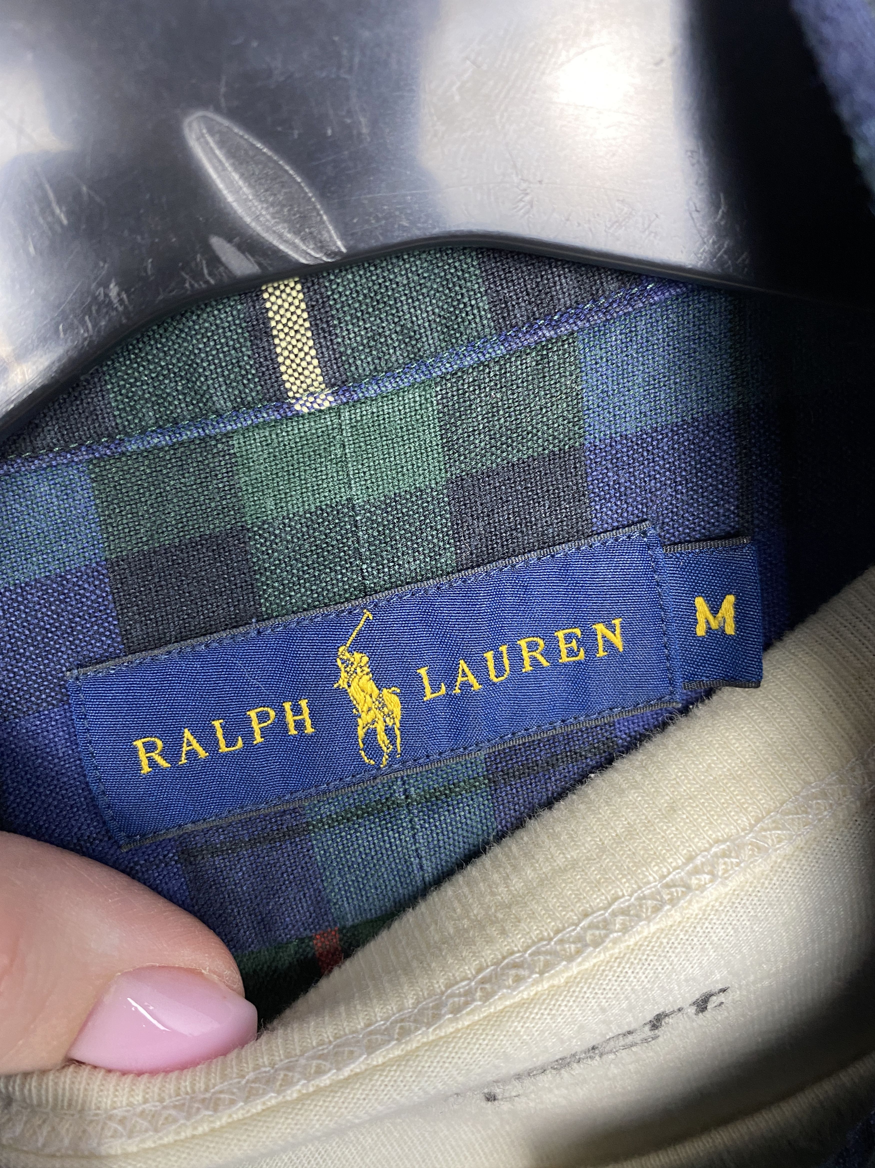 Polo Ralph Lauren × Ralph Lauren Polo Ralph Lauren Vintage Mens Plaid Long Sleeve Shirt Size US M / EU 48-50 / 2 - 4 Thumbnail