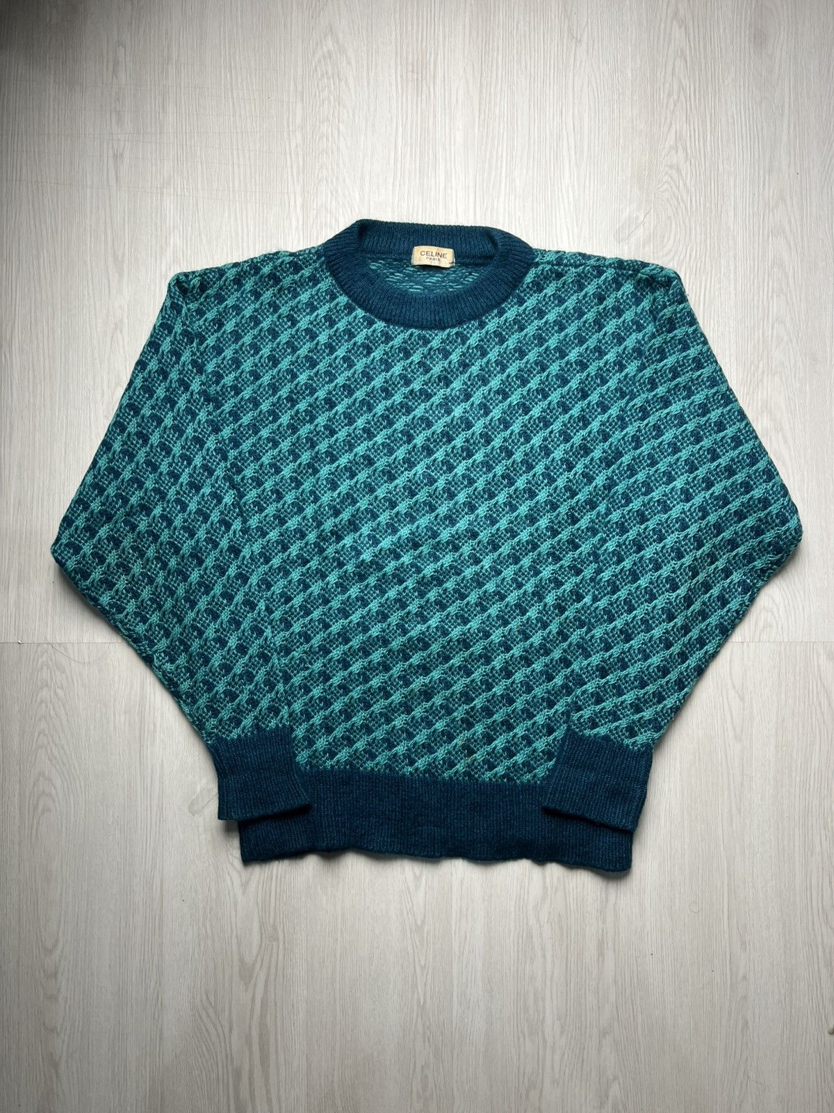 Celine Vintage 90s Celine Mohair Knit Size US M / EU 48-50 / 2 - 1 Thumbnail