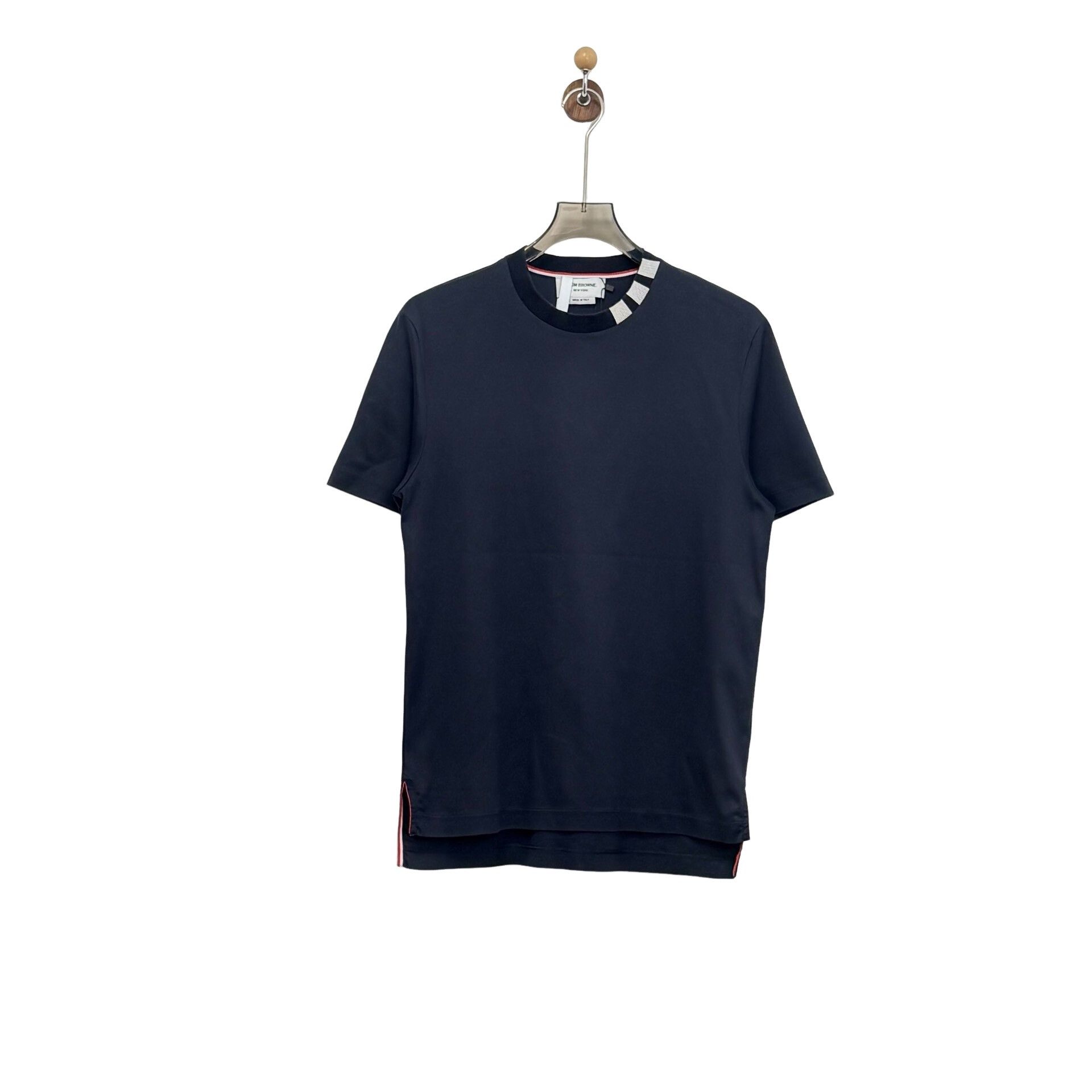 Thom Browne Thom Browne Neck Stripe T-Shirt Size 2 Size US M / EU 48-50 / 2 - 1 Thumbnail