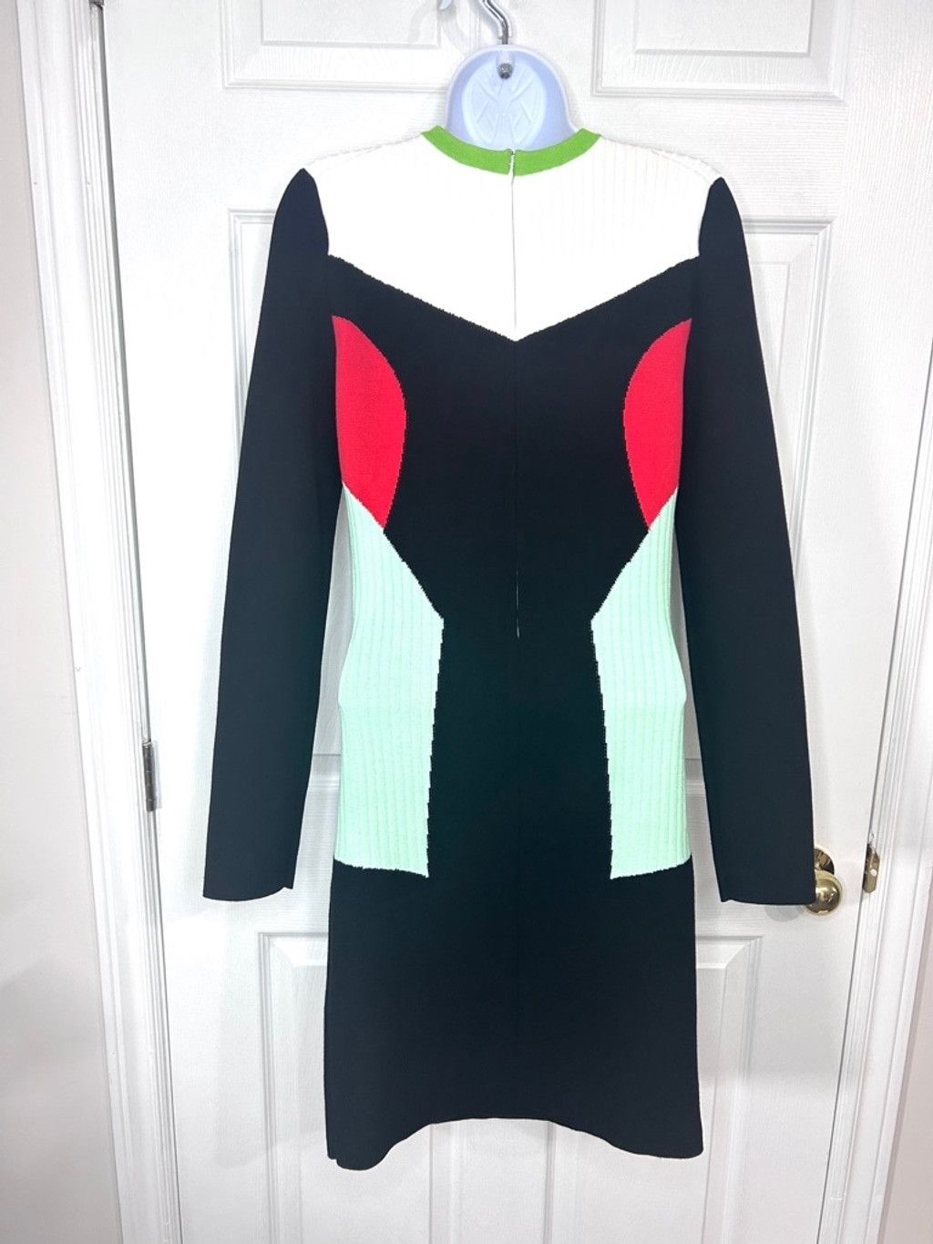 Versus Versace Women's Versus Versace Knit Dress, Size S, Black & Red Size S / US 4 / IT 40 - 8 Thumbnail