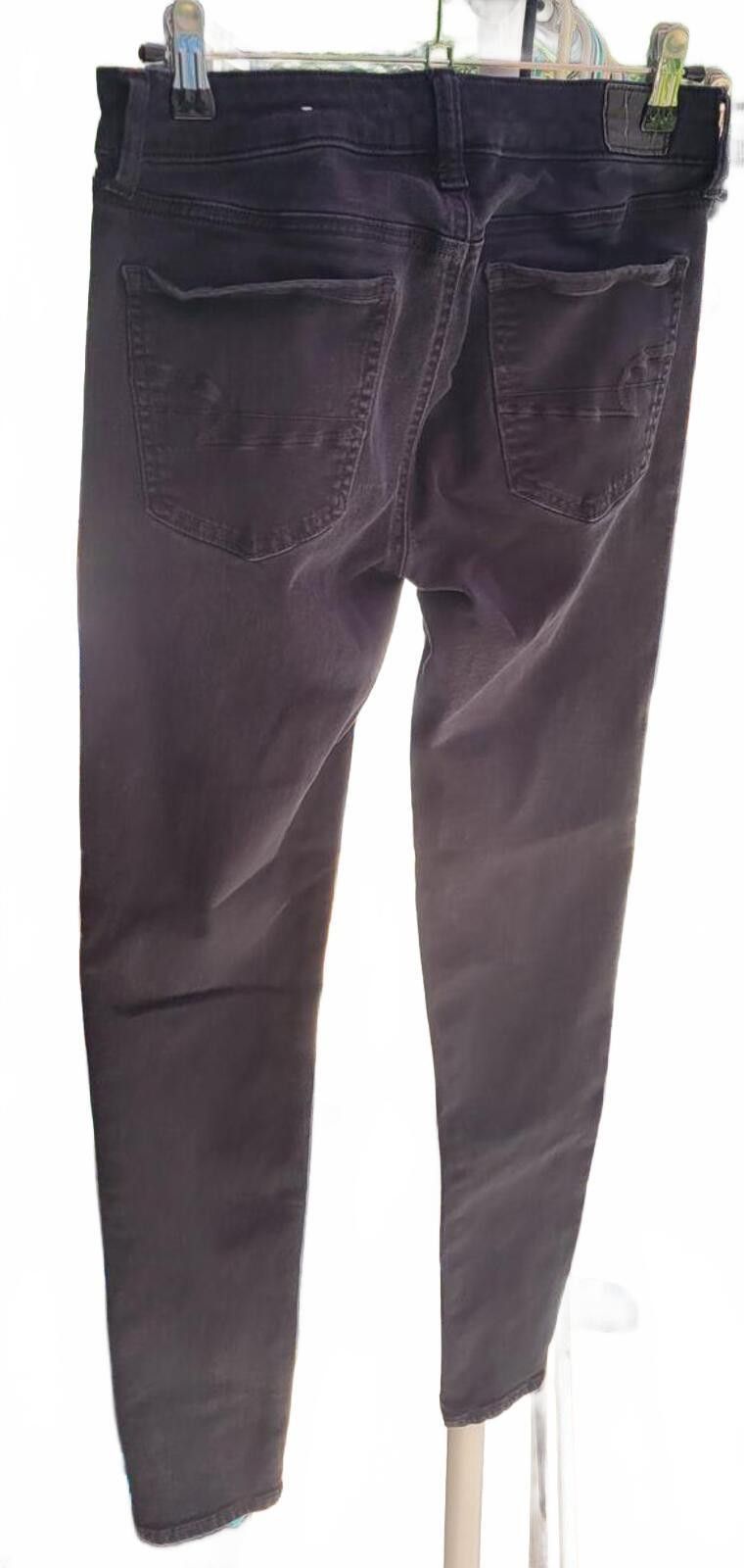 American Eagle Outfitters American Eagle Black Skinny Jeans Size 8 Size 30" / US 8 / IT 44 - 2 Thumbnail