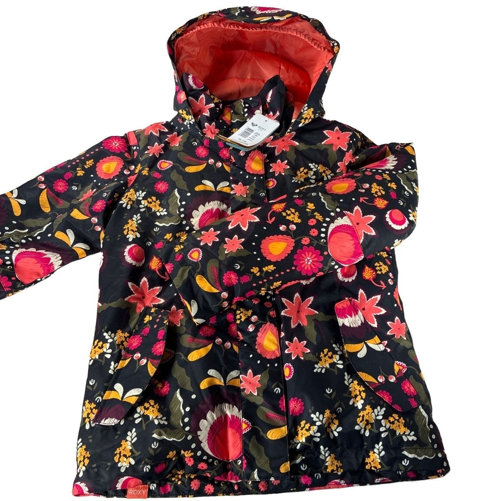 Other Roxy Jetty Girls Snow Ski Jacket Size L 12 145 158 NWT Flora ...