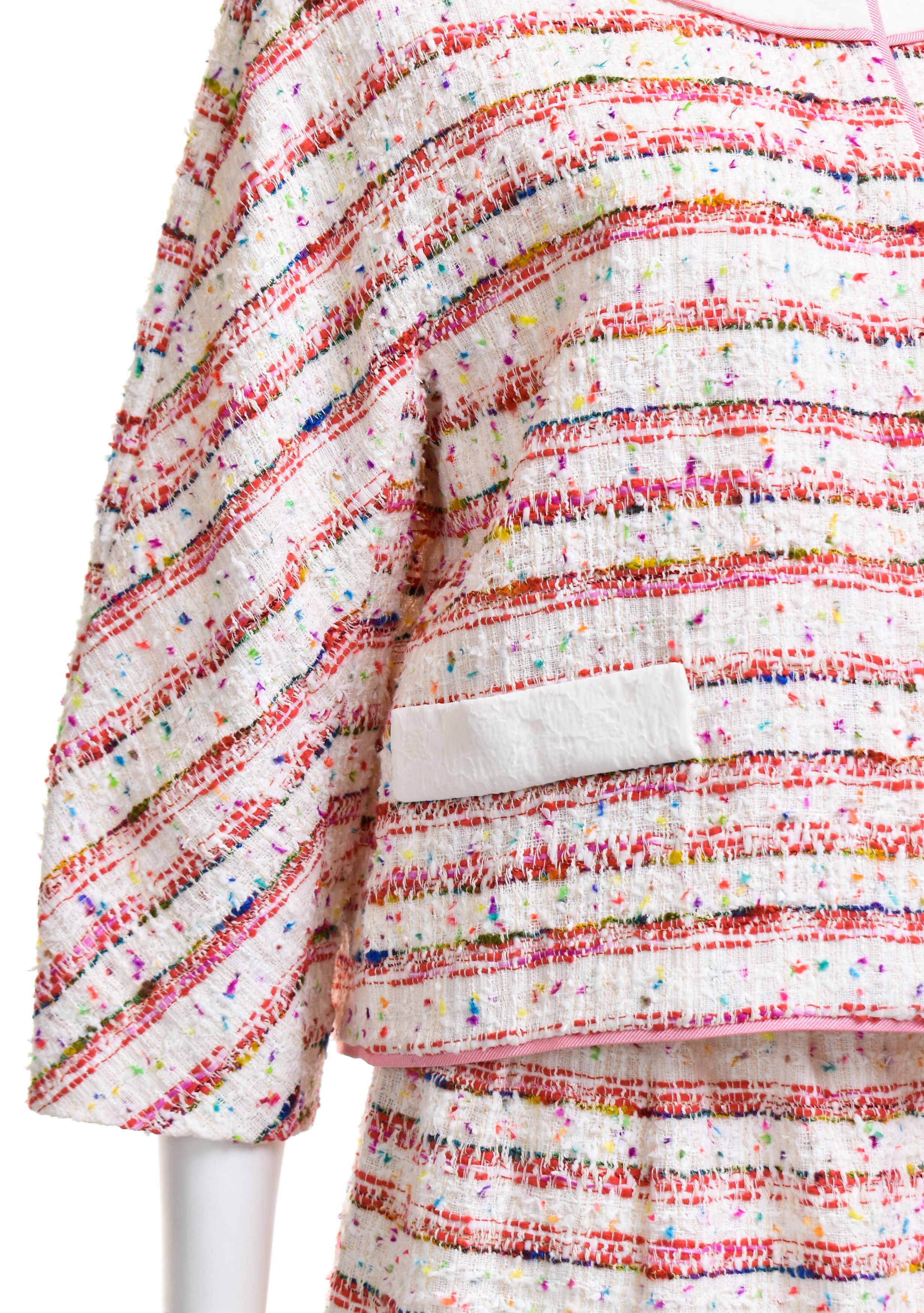 Moschino MOSCHINO BOUTIQUE Tweed Suit Blazer Jacket 10US Size L / US 10 / IT 46 - 3 Thumbnail