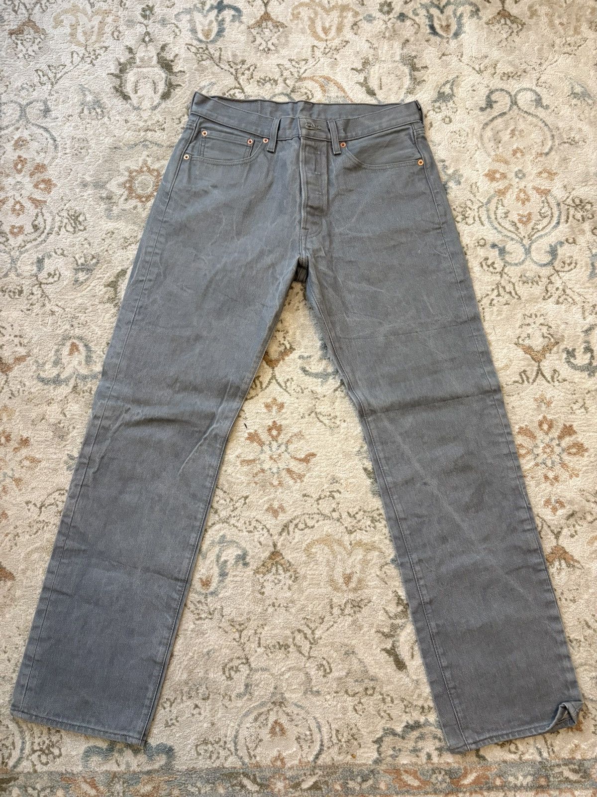 Levi's Grey Levi’s 501s Size US 34 / EU 50 - 1 Thumbnail