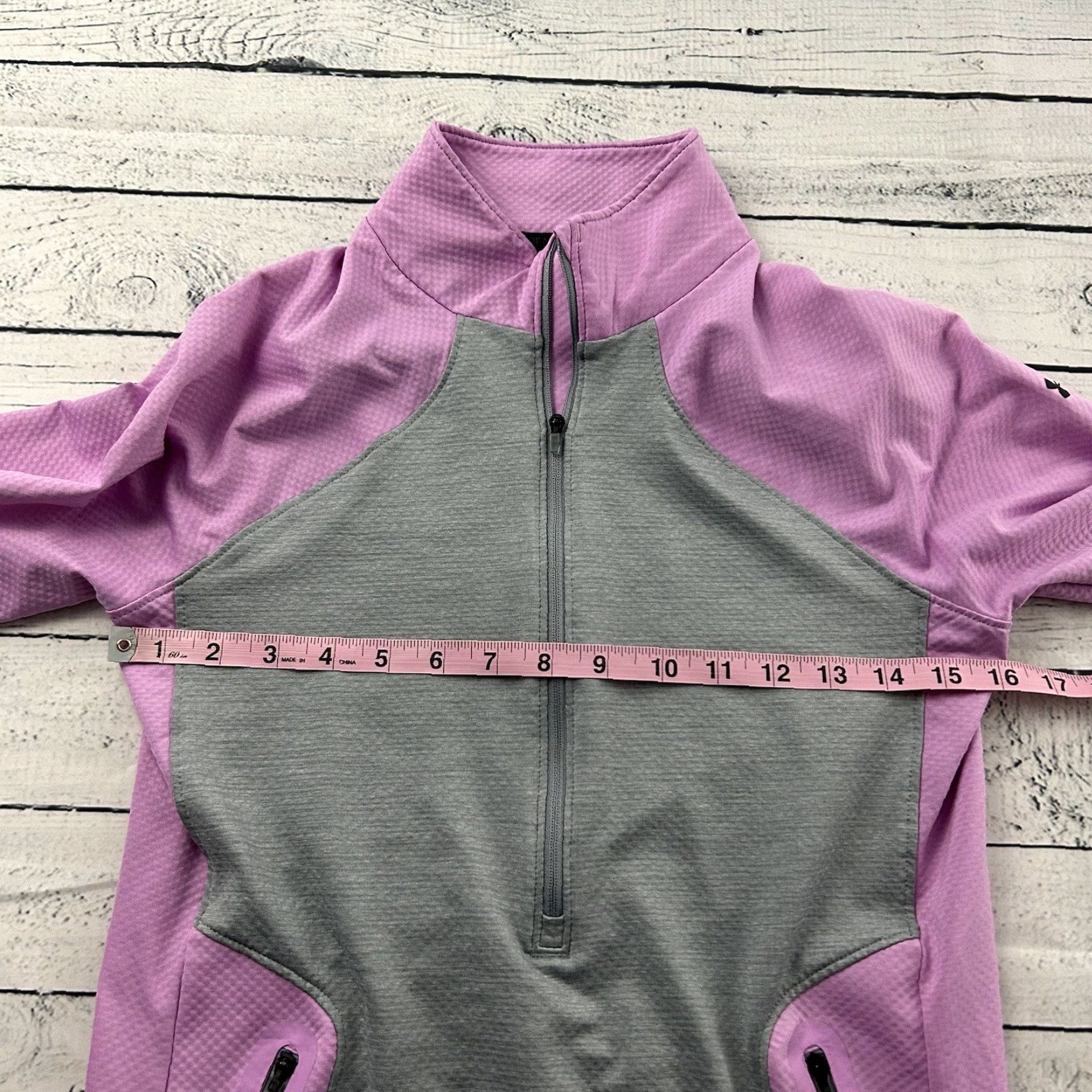 Under Armour Under Armour Jacket Women's M Purple Coldgear Reactor 1/4 Zip Athletic Loose Size M / US 6-8 / IT 42-44 - 5 Thumbnail