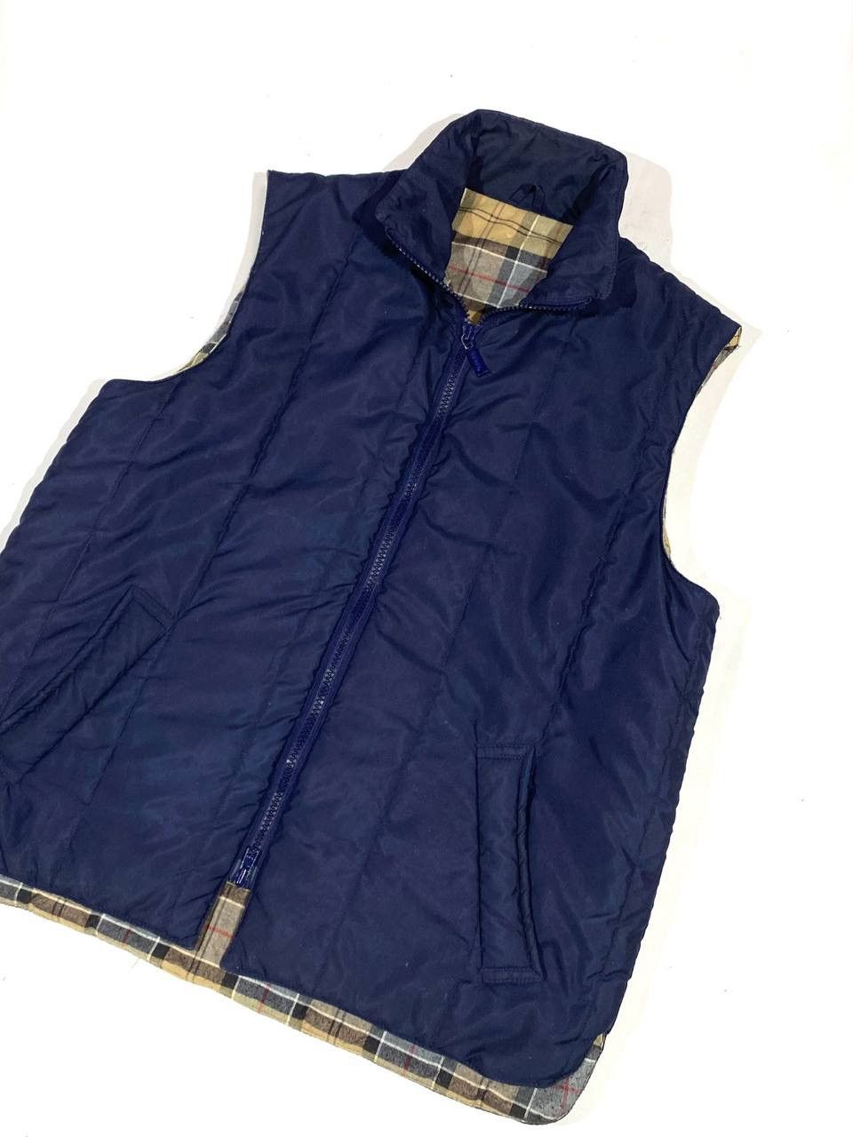 Barbour × Vintage Barbour Waistcoat Dress Tartan Vest Vintage Size US L / EU 52-54 / 3 - 3 Thumbnail