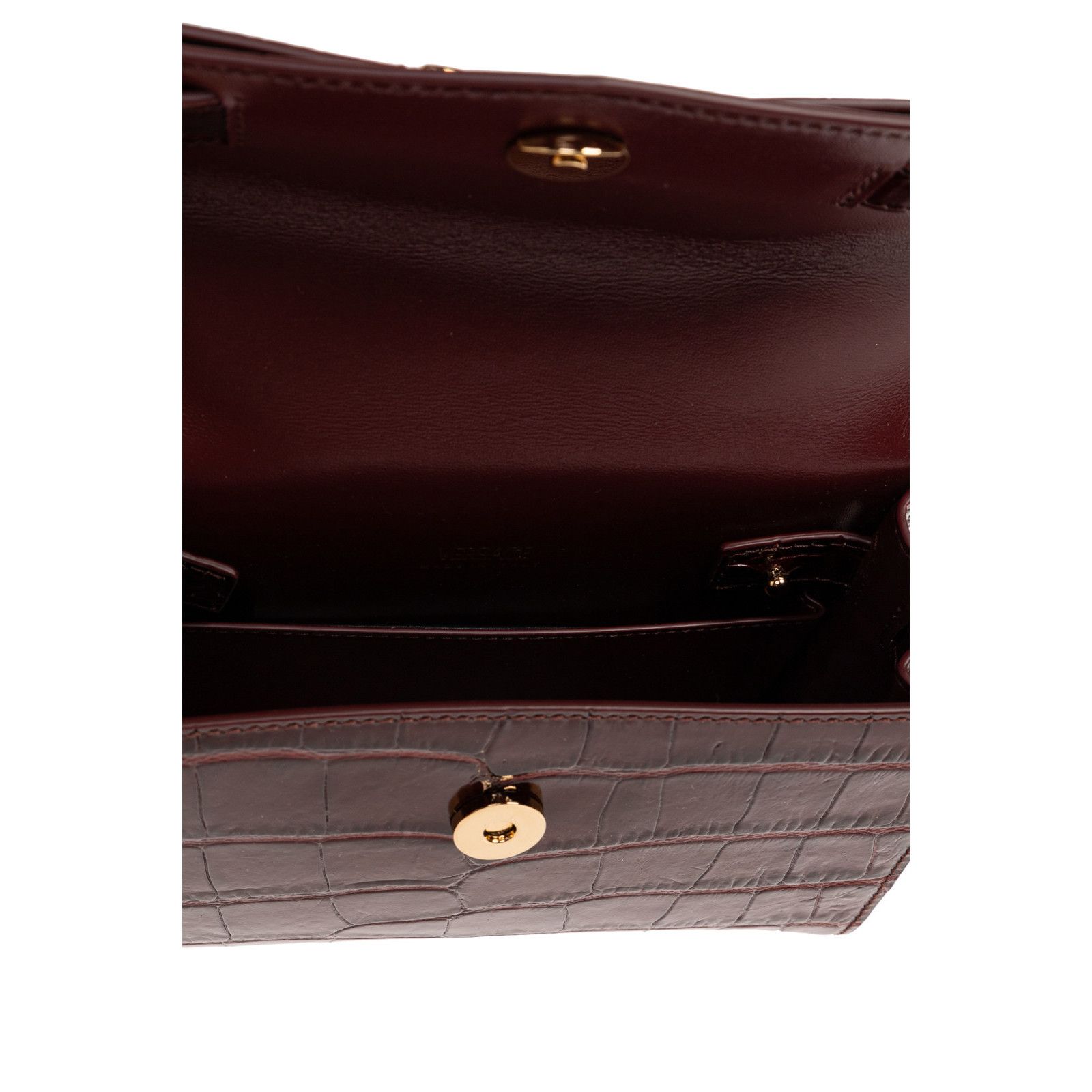 Versace VERSACE Medusa 95 Small Burgundy Shoulder Bag New & Authenti Size ONE SIZE - 4 Thumbnail