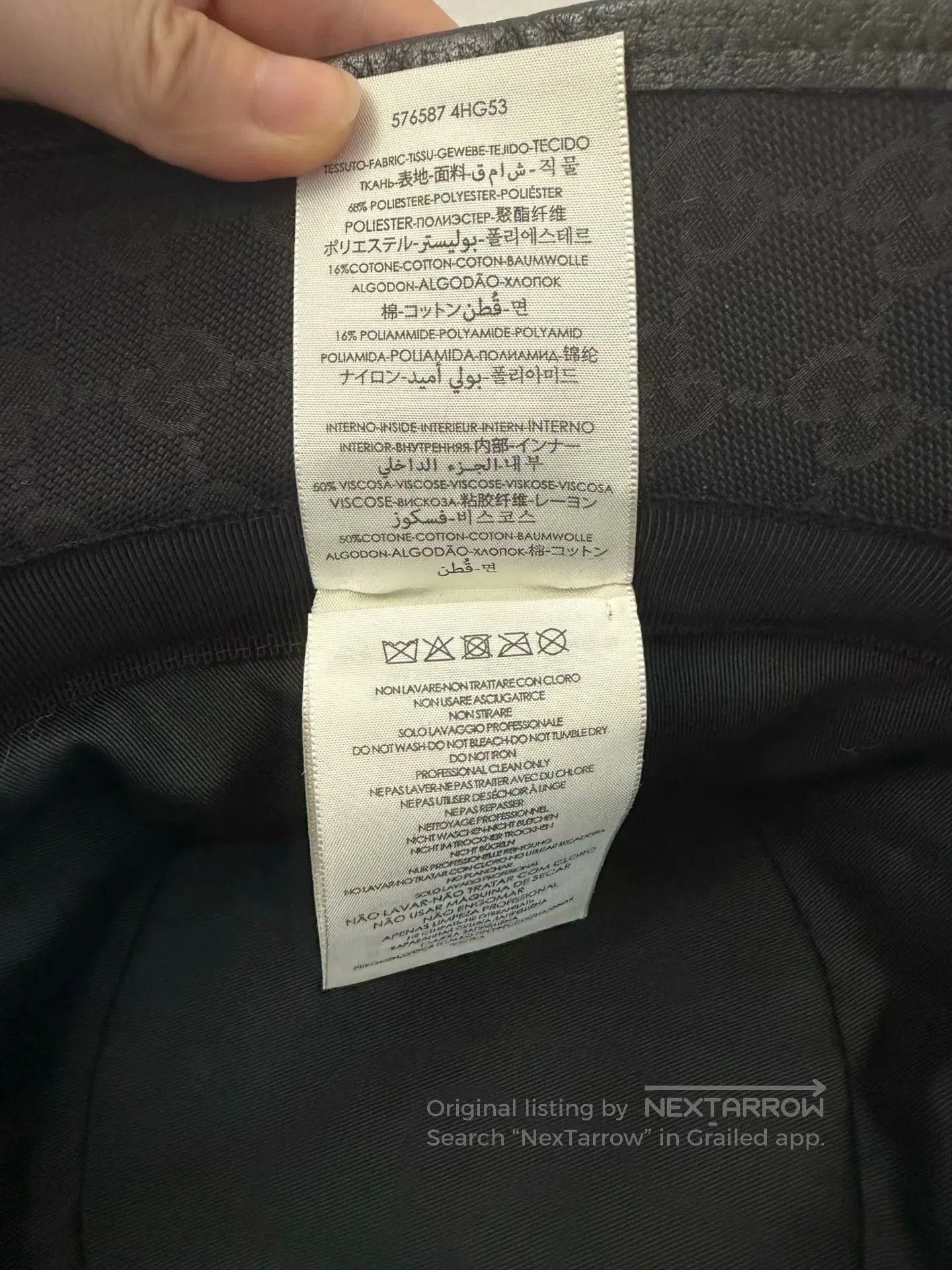 Gucci Gucci Classic Monogram Bucket Hat S. Size ONE SIZE - 8 Thumbnail
