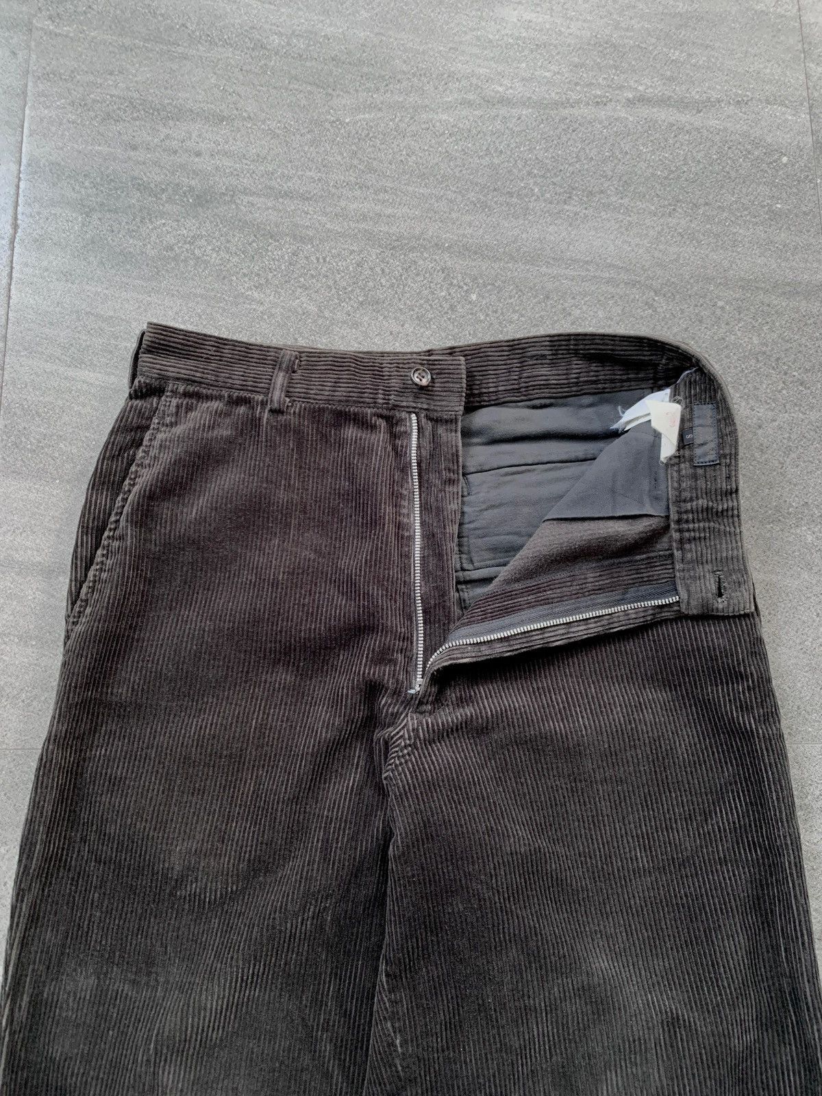 Comme des Garcons Homme FREE TAX! 90s Faded Baggy Corduroy Trousers Size US 29 - 4 Thumbnail