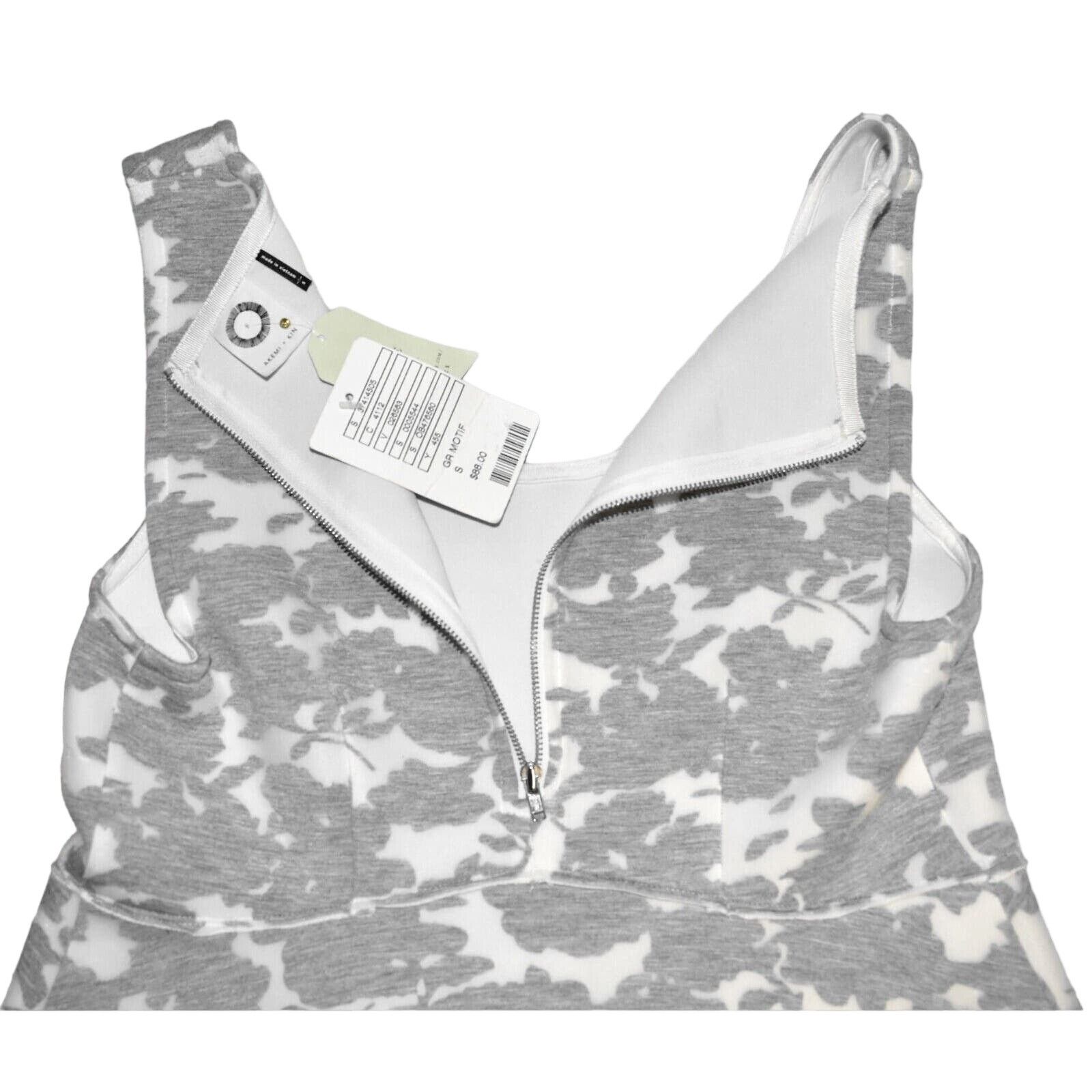 Anthropologie NWT AKEMI + KIN ANTHROPOLOGIE Gray Scuba Peplum Top Sz S $88 Size S / US 4 / IT 40 - 7 Thumbnail