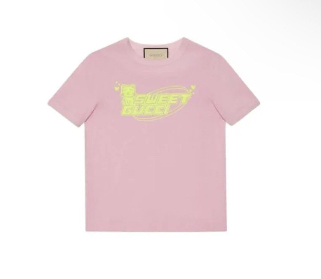 Gucci Gucci Sweet Gucci Cotton Jersey T-shirt size S Size S / US 4 / IT 40 - 1 Thumbnail