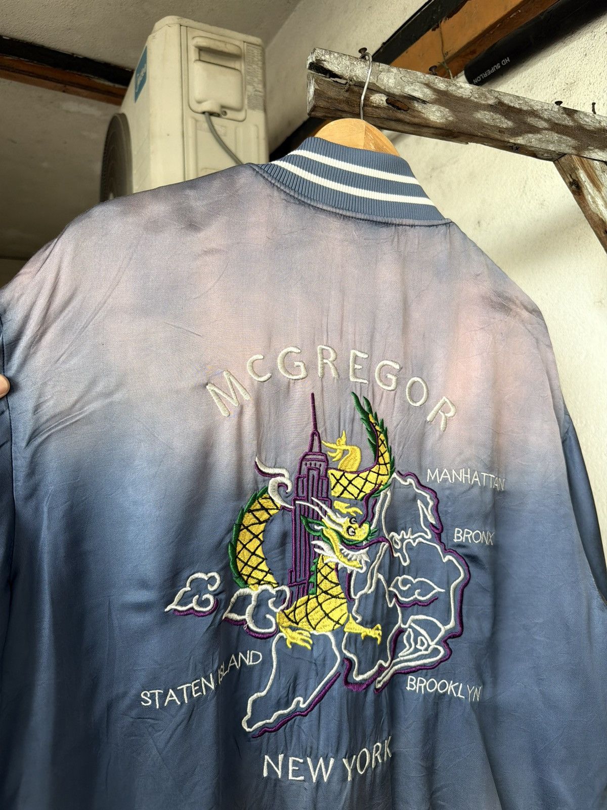 McGregor Rare🔥 McGregor Faded Sun Style Embroidery Sukajan Jacket Size US L / EU 52-54 / 3 - 10 Thumbnail