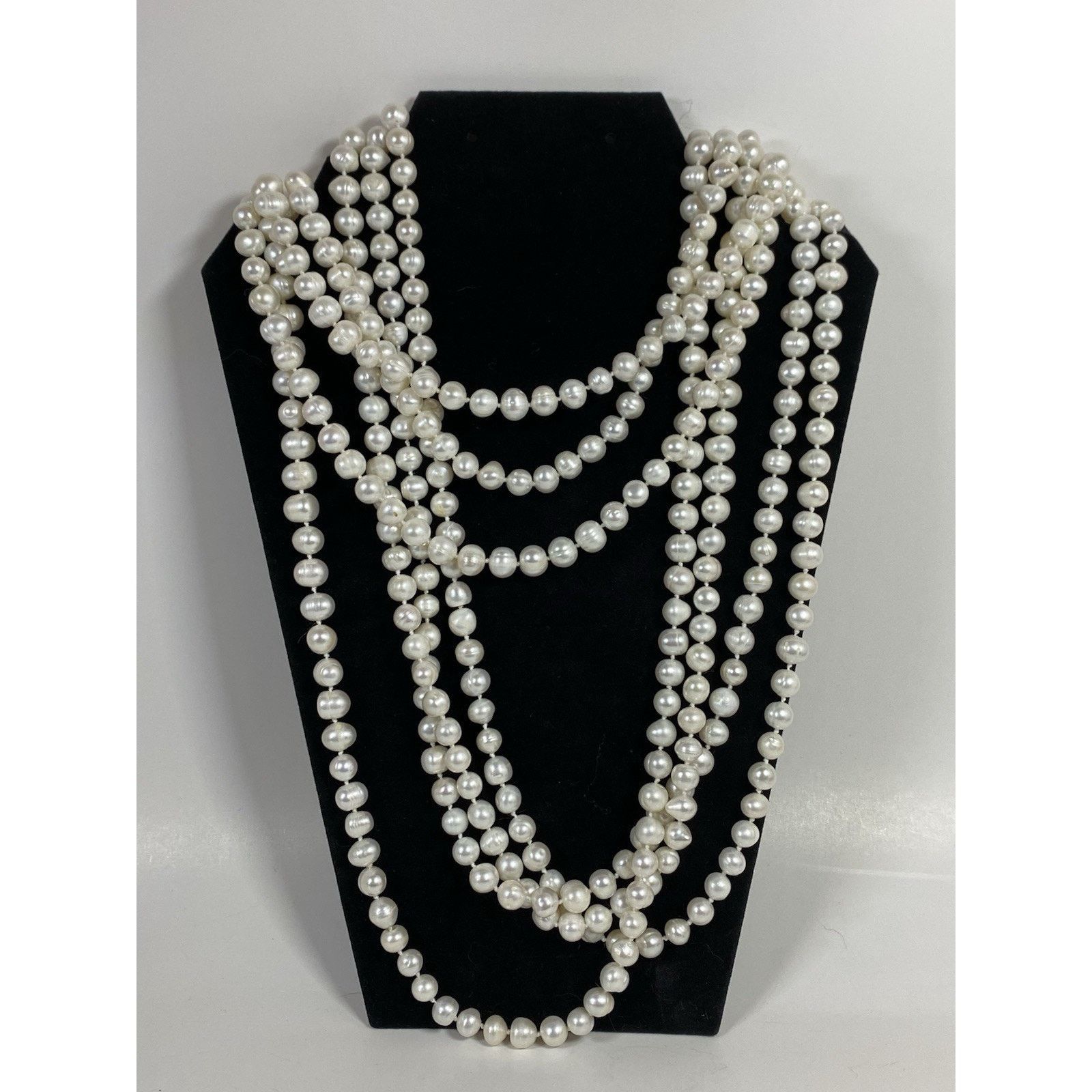 Other 14ft freshwater pearls, near-round/baroque, light blemish Size ONE SIZE - 2 Thumbnail