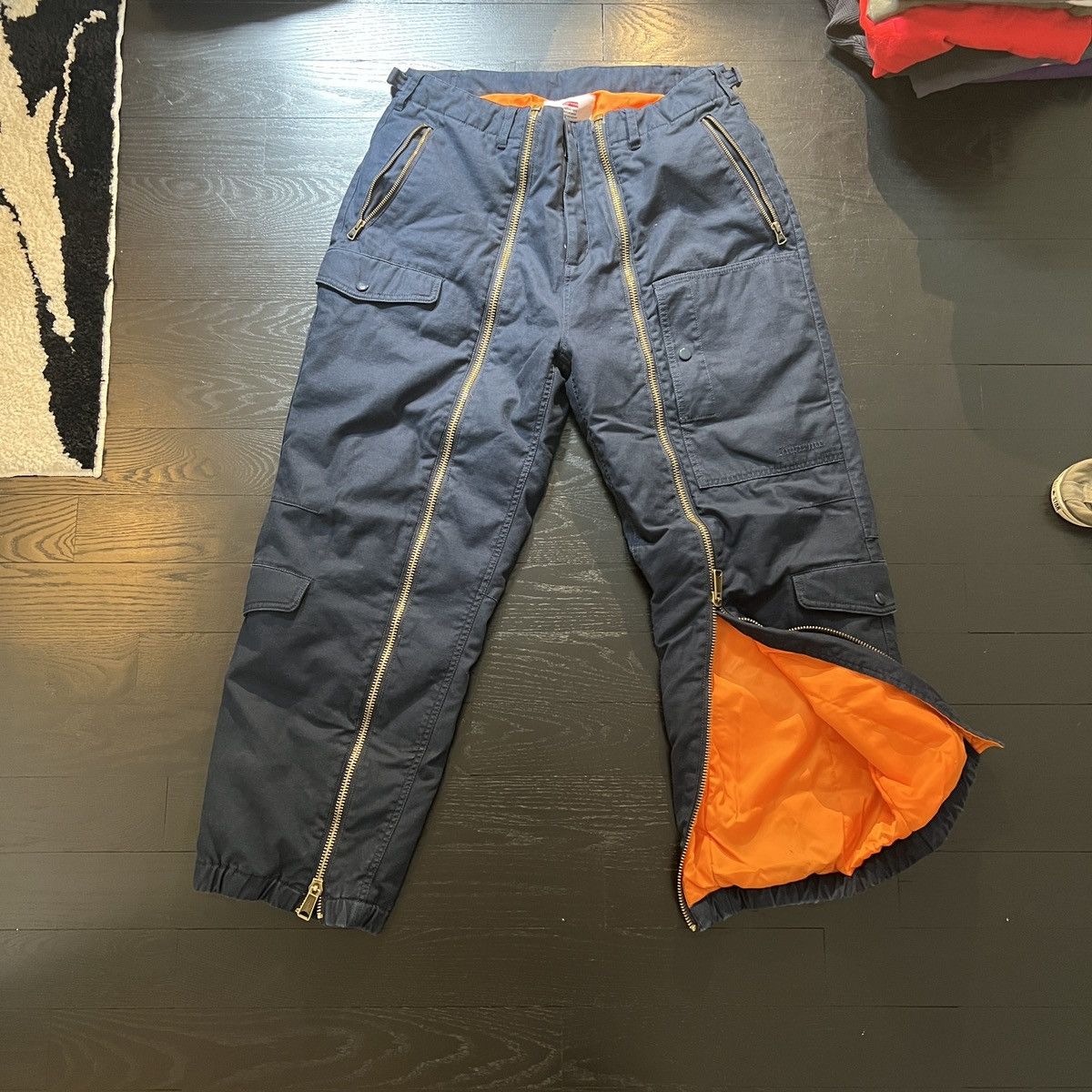 Supreme Navy Supreme x Alpha Industries Flight Pants | Grailed