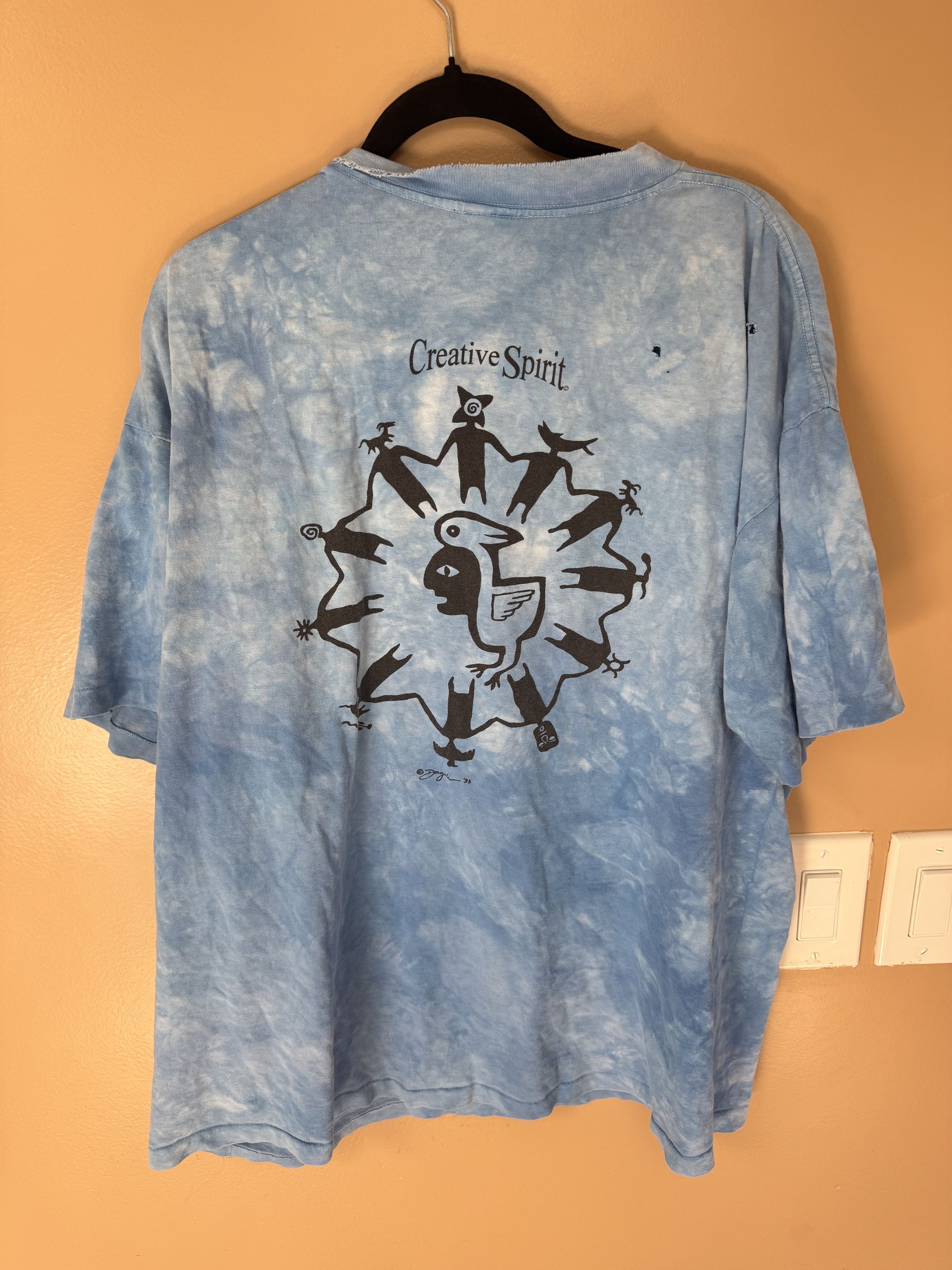 Vintage Vintage Creative Art Tee Size US XL / EU 56 / 4 - 2 Thumbnail