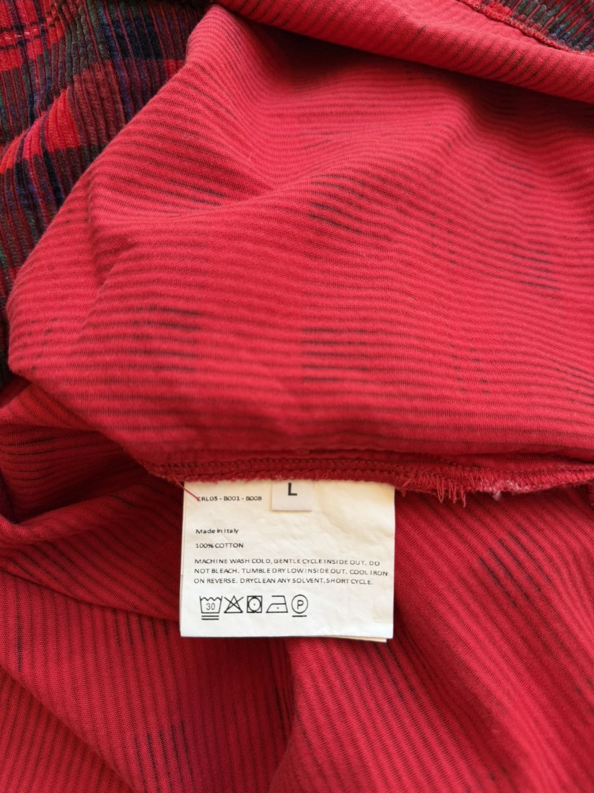 ERL Holiday Plaid Corduroy Button Up Size US L / EU 52-54 / 3 - 6 Thumbnail