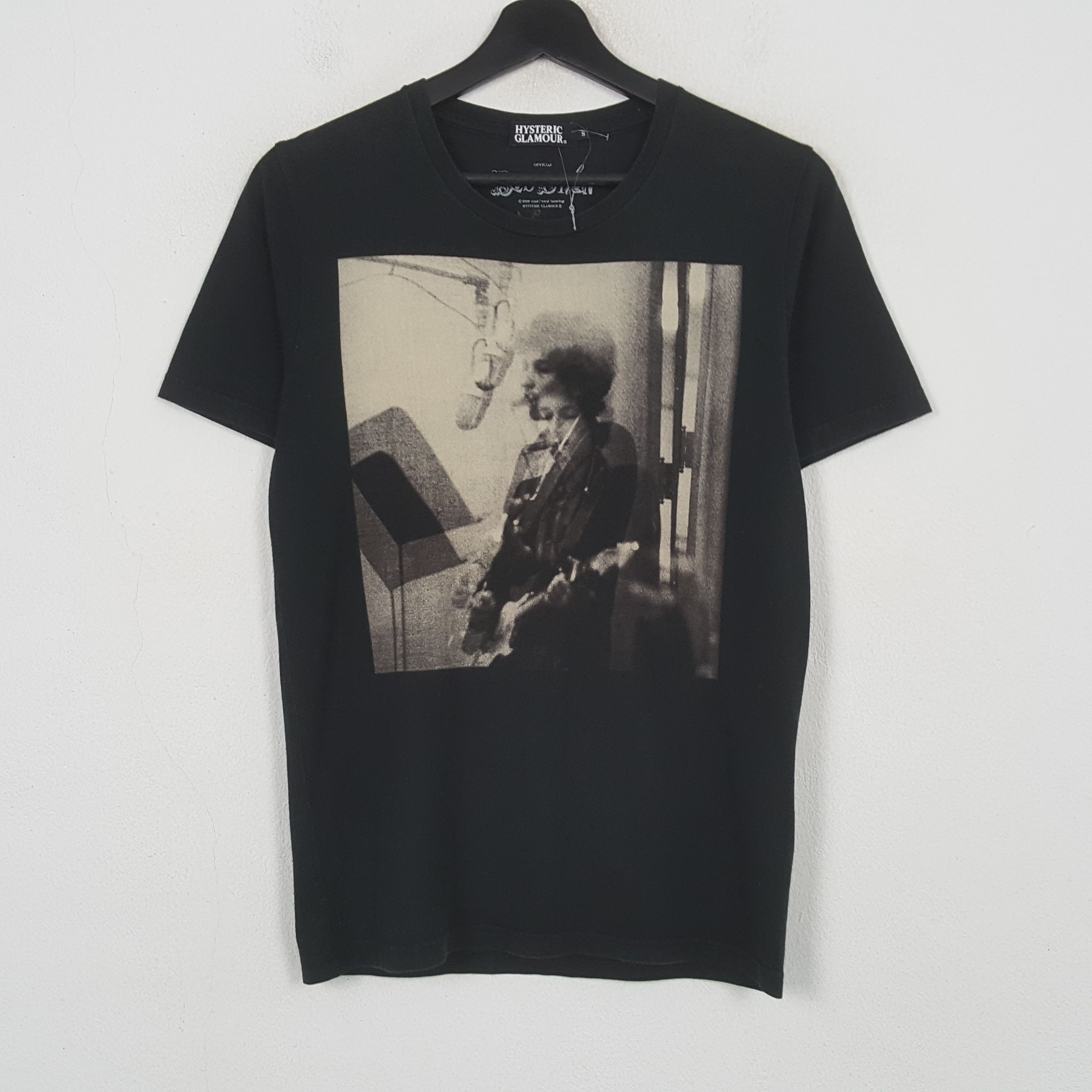 Hysteric Glamour Hysteric Glamour x Bob Dylan Japanese Brand Tshirt RR29 Size US S / EU 44-46 / 1 - 1 Thumbnail