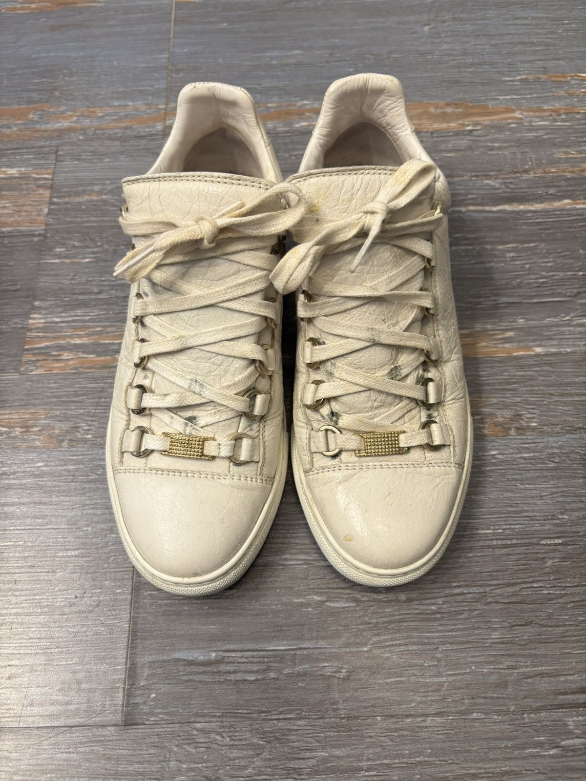 Balenciaga Balenciaga Arena Low White Size 7 Size US 7 / EU 40 - 4 Thumbnail