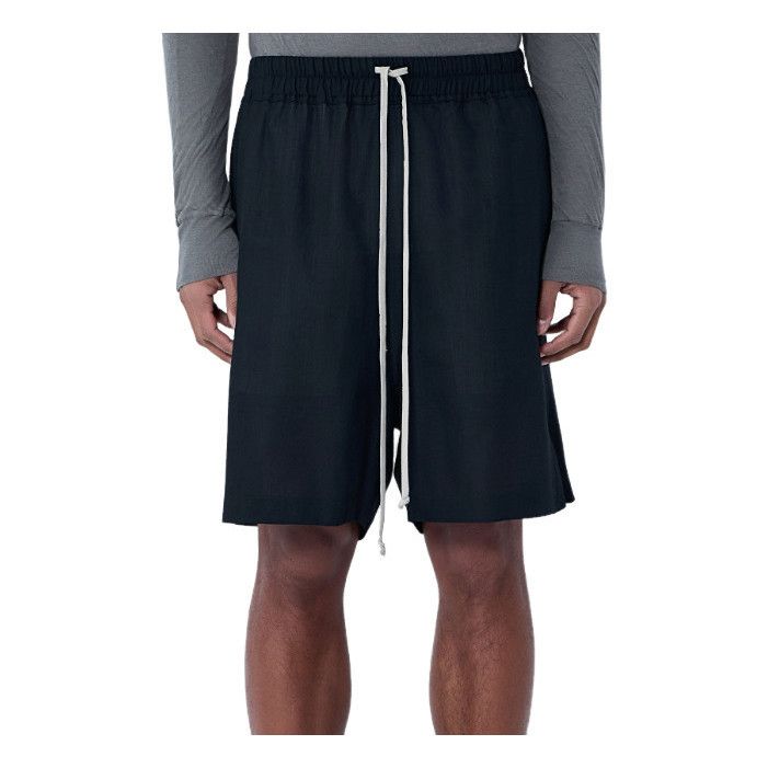 RICK OWENS Temple Black Drawstring Shorts New & Authentic (M