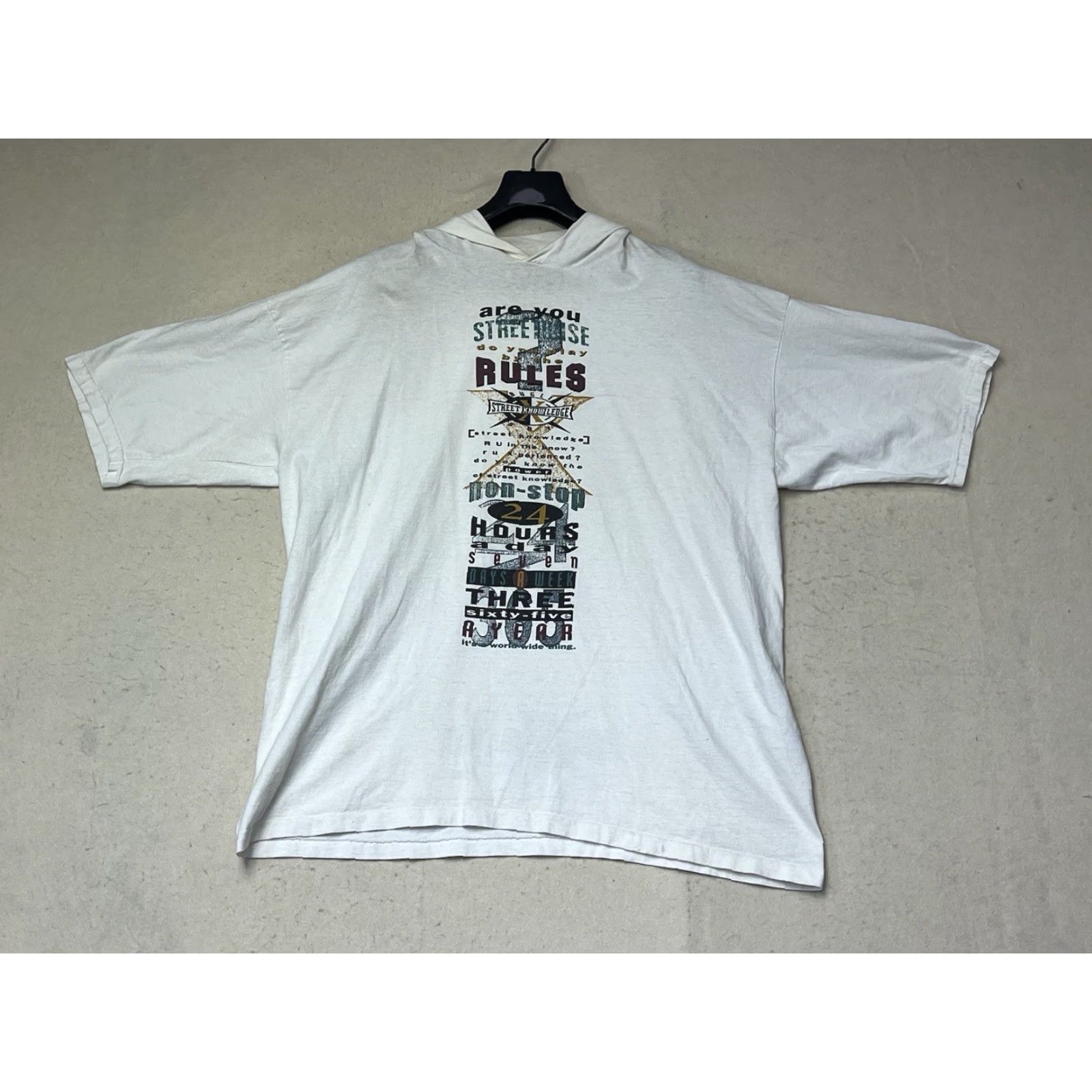 Bugle Boy VINTAGE Bugle Boy Hoodie T-Shirt White One Size USA Men Boys Womens? Size US M / EU 48-50 / 2 - 2 Thumbnail