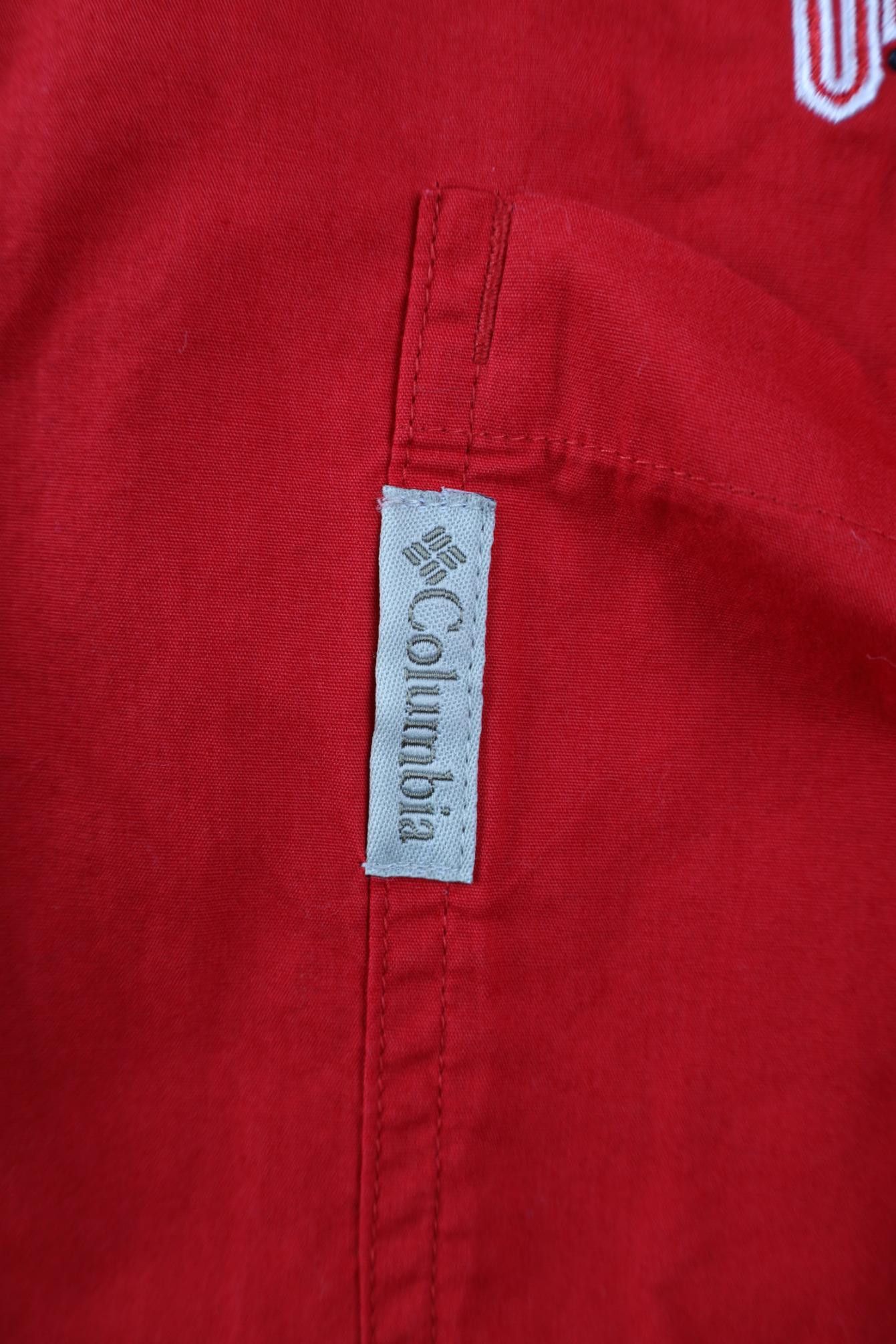 Columbia Columbia PHG Ohio State University Shooting Button Shirt Red Size US L / EU 52-54 / 3 - 7 Thumbnail