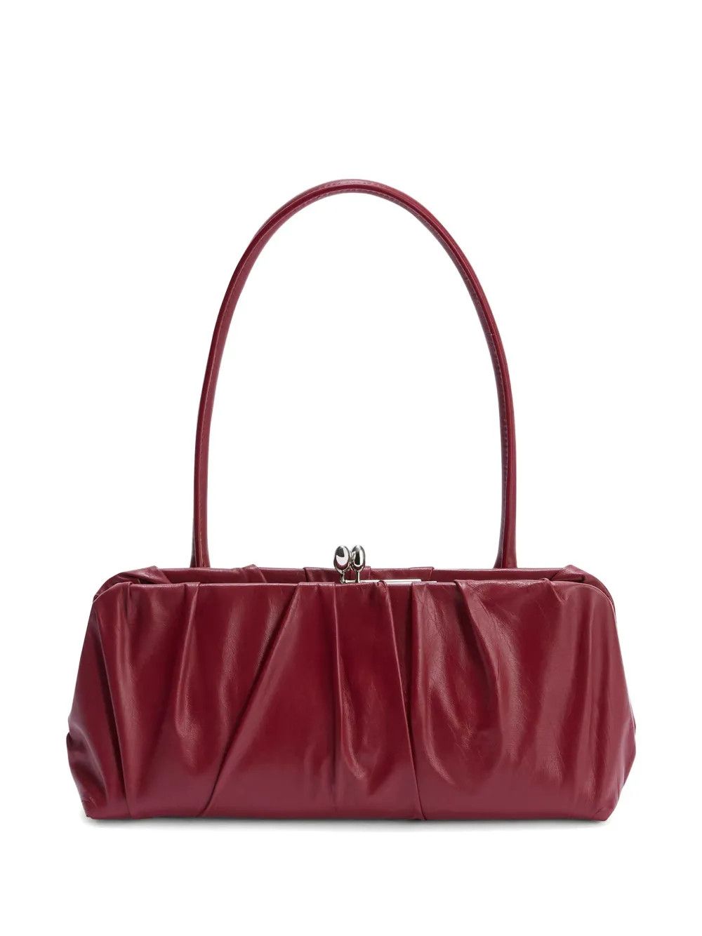 o1w1db10825 Size: OS / Small Tote Bag in Wine Red