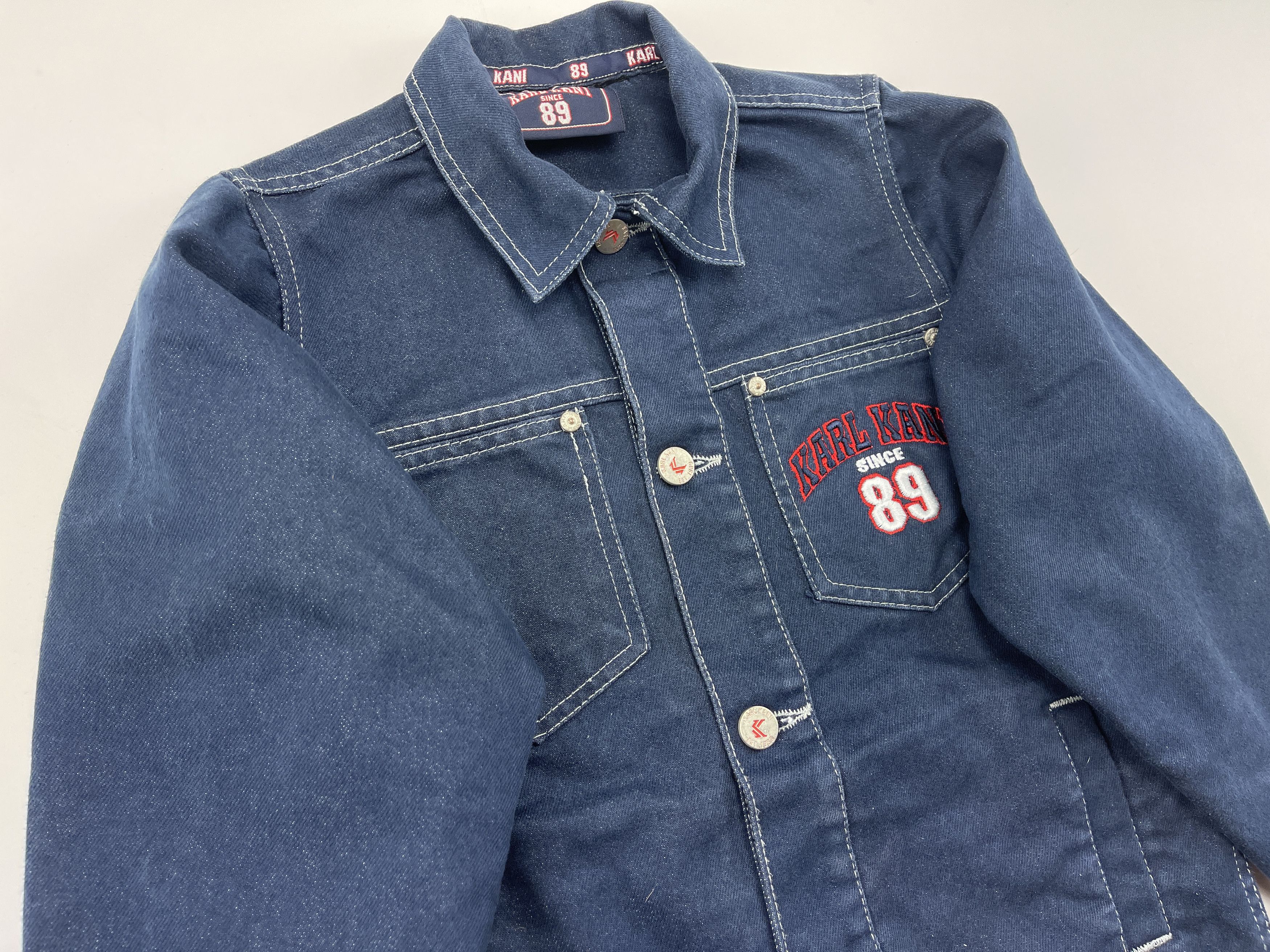 Karl Kani Womens Karl Kani jeans jacket, vintage Kani Ladies denim XS Size XS / US 0-2 / IT 36-38 - 8 Thumbnail
