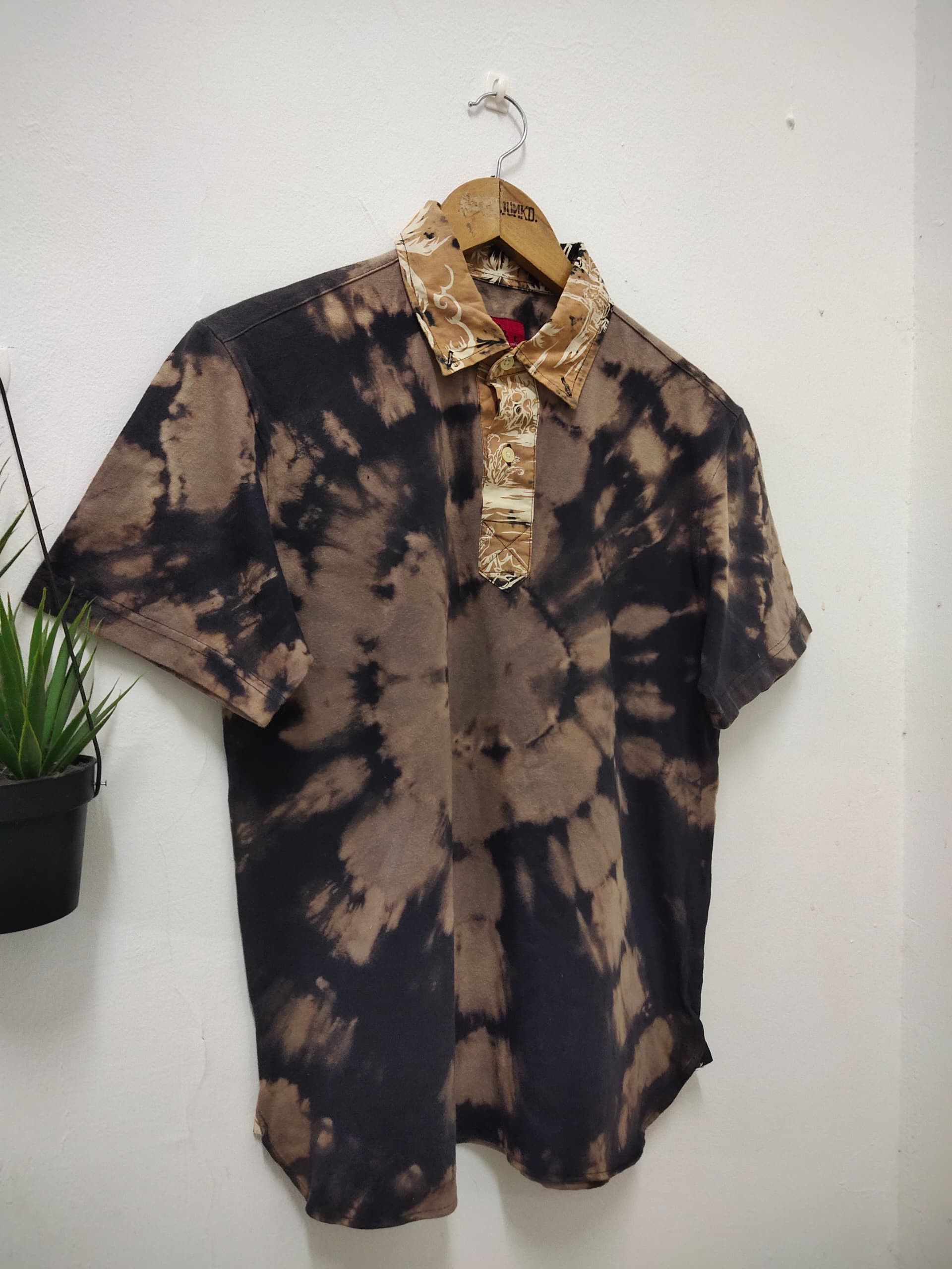 Needles Nepenthes New york Tie dye asid wash style collar tee Size US M / EU 48-50 / 2 - 4 Thumbnail