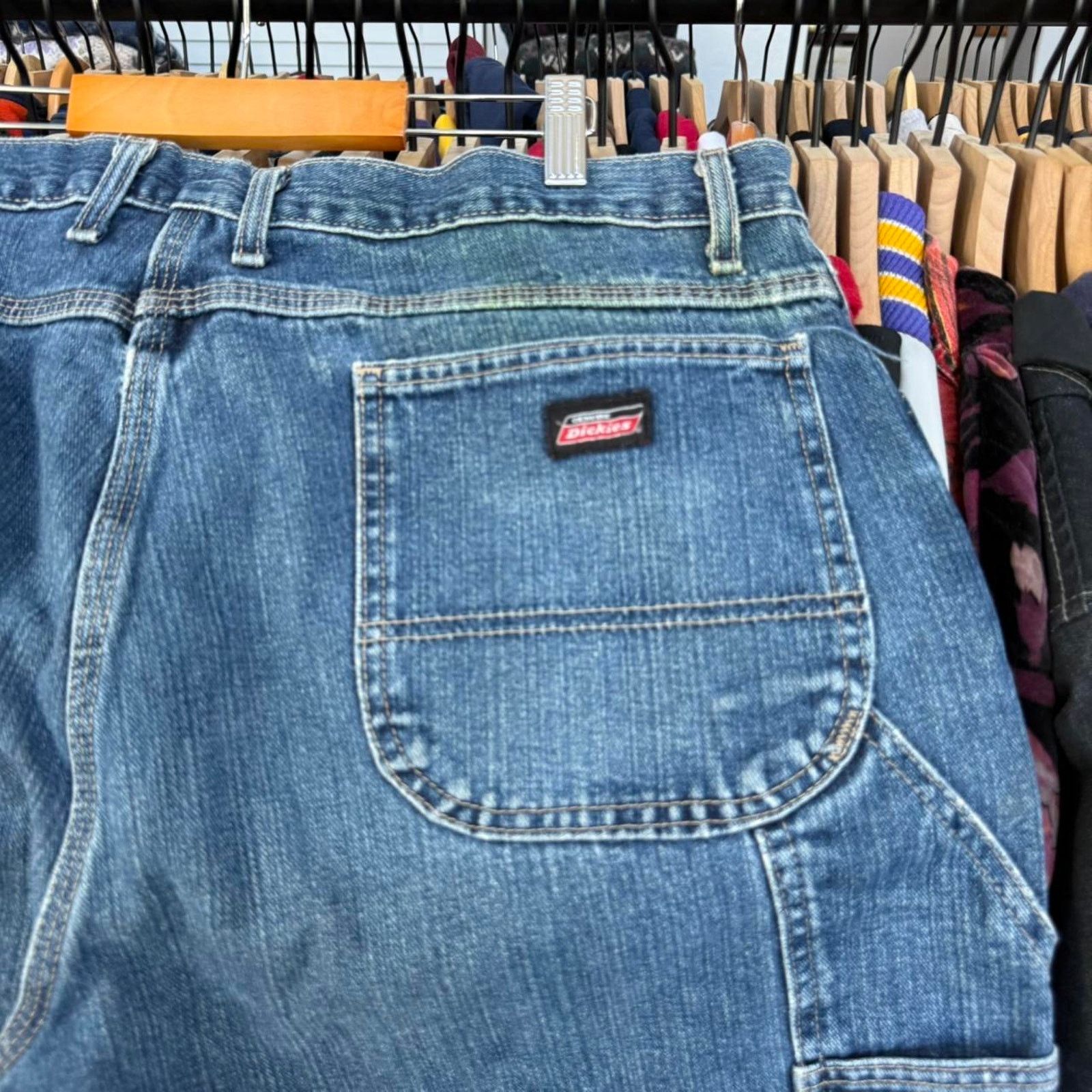 Dickies Vintage Y2K Super Cool Custom Dickies Star Carpenter Shorts Size US 39 - 8 Thumbnail