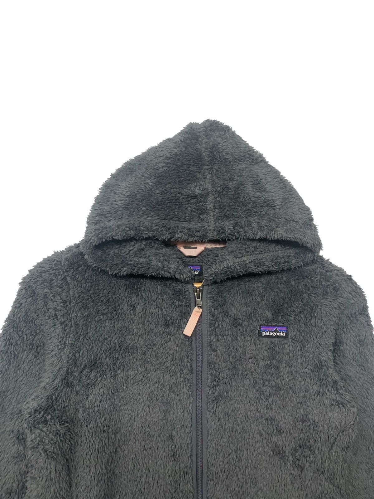 Patagonia Rare Patagonia Sherpa Fleece Zipper Down Hoodie Jacket Size L / US 10 / IT 46 - 9 Thumbnail