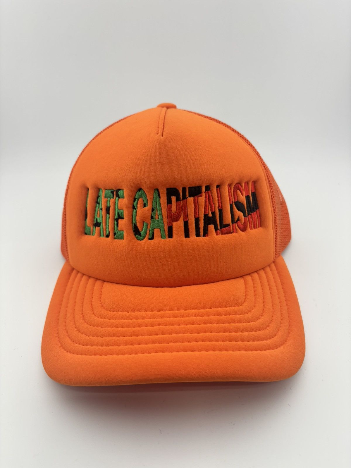 DENIM TEARS DENIM TEARS LATE CAPITALISM TRUCKER HAT Size ONE SIZE - 1 Thumbnail