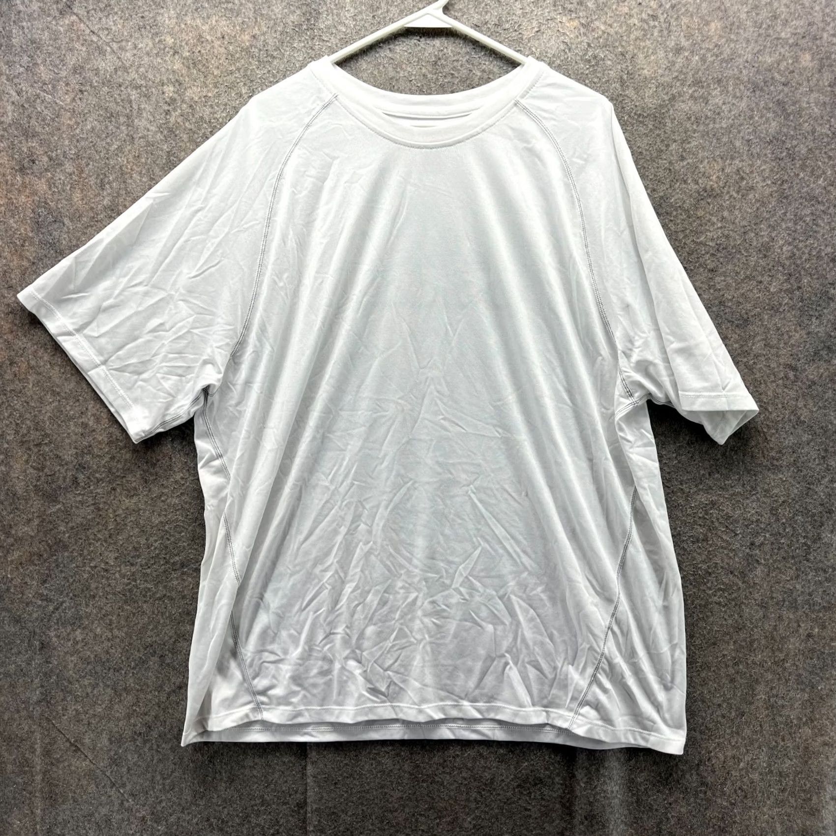 Adidas Adidas Shirt Mens 2XL White Climalite Short Sleeve Polyester Logo Back Trefoil Size US XXL / EU 58 / 5 - 2 Thumbnail