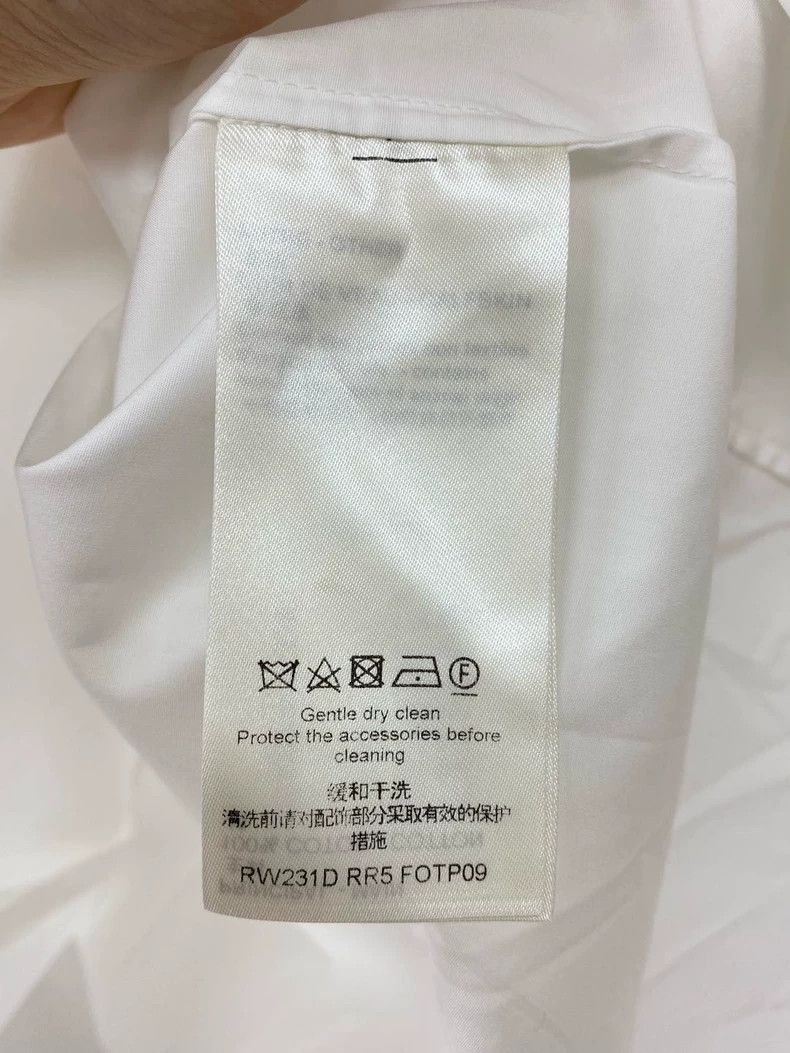 Louis Vuitton Louis Vuitton Embroidered logo white long sleeve shirt Size US XXS / EU 40 - 5 Thumbnail