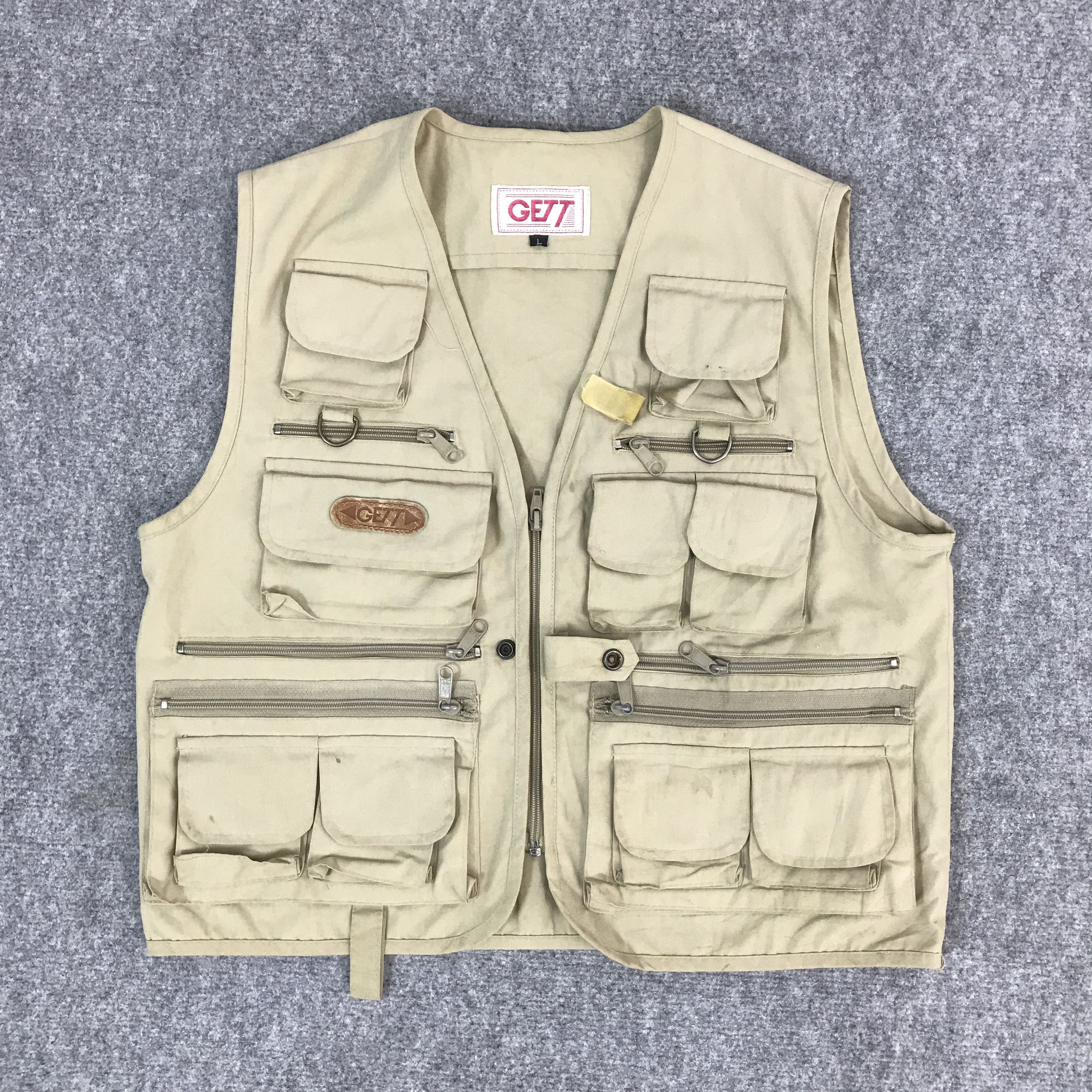 Japanese Brand GETT TACTICAL POCKET VEST JACKET Size US L / EU 52-54 / 3 - 1 Thumbnail