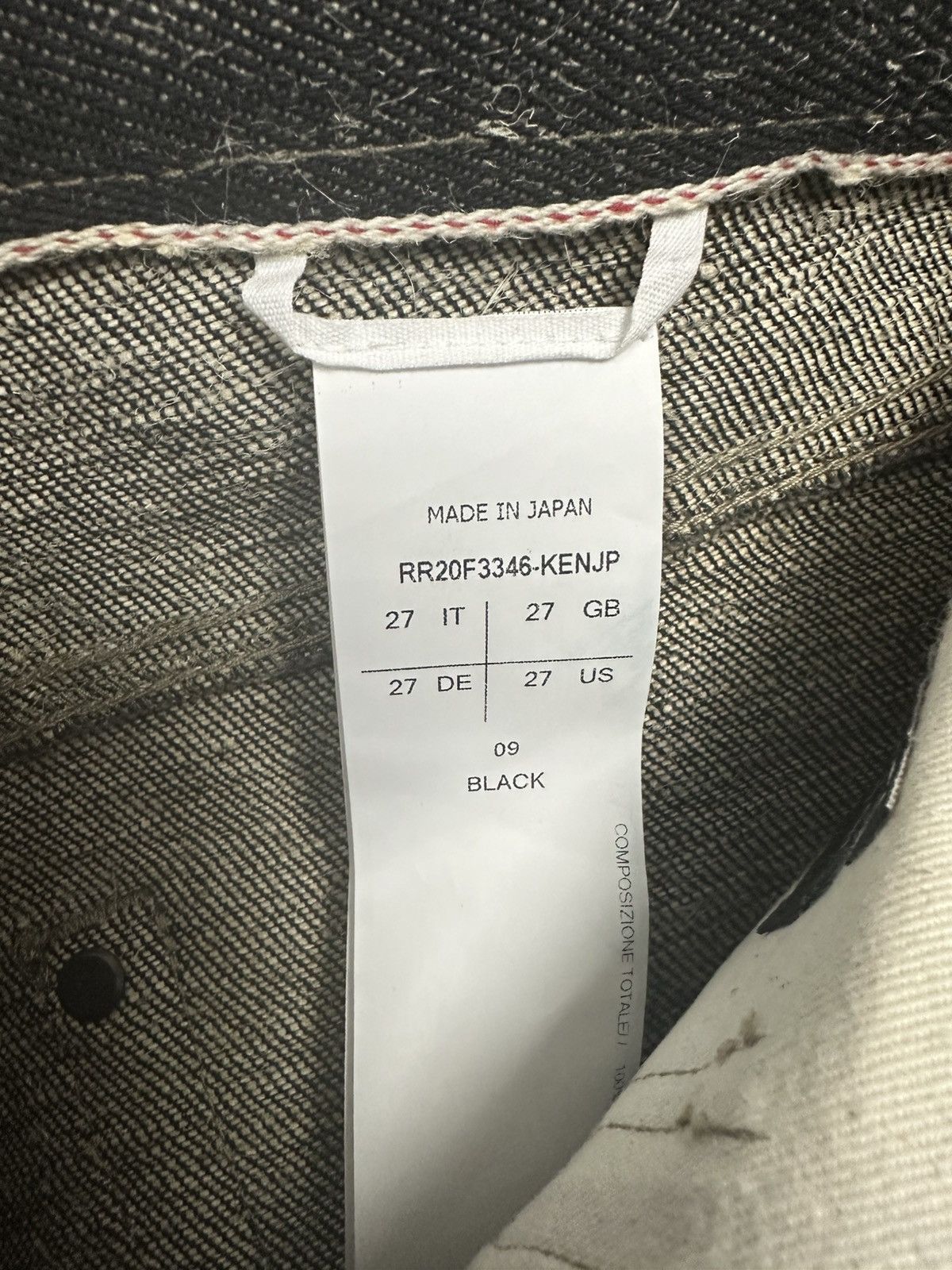 Rick Owens FW20 ‘PERFORMA’ Made in Japan Runway Detroit Cuts Size US 27 - 8 Thumbnail